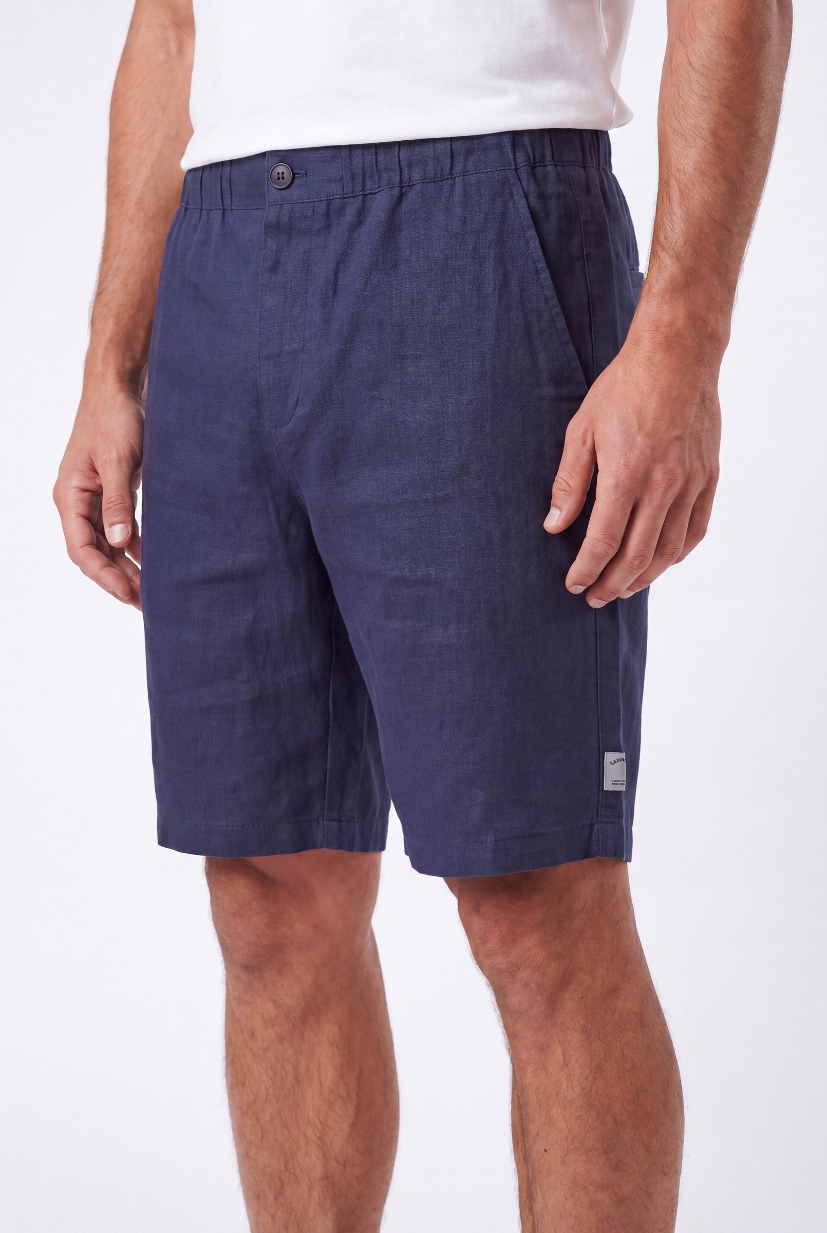 Men's Smart Linen Shorts | Blackstone London