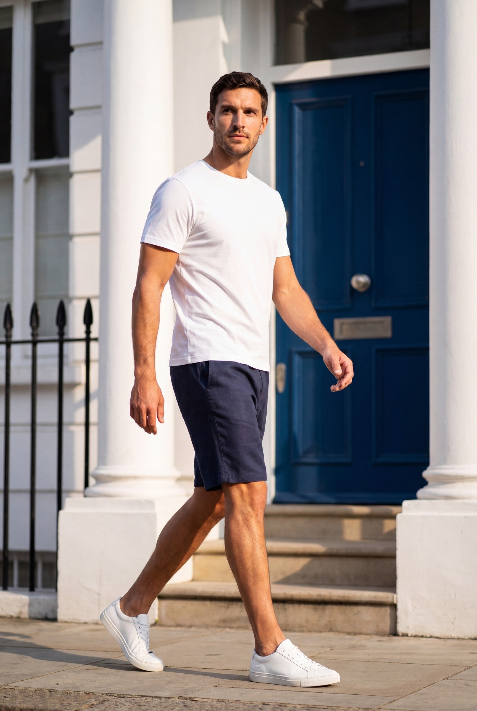 Men's Smart Linen Shorts | Blackstone London