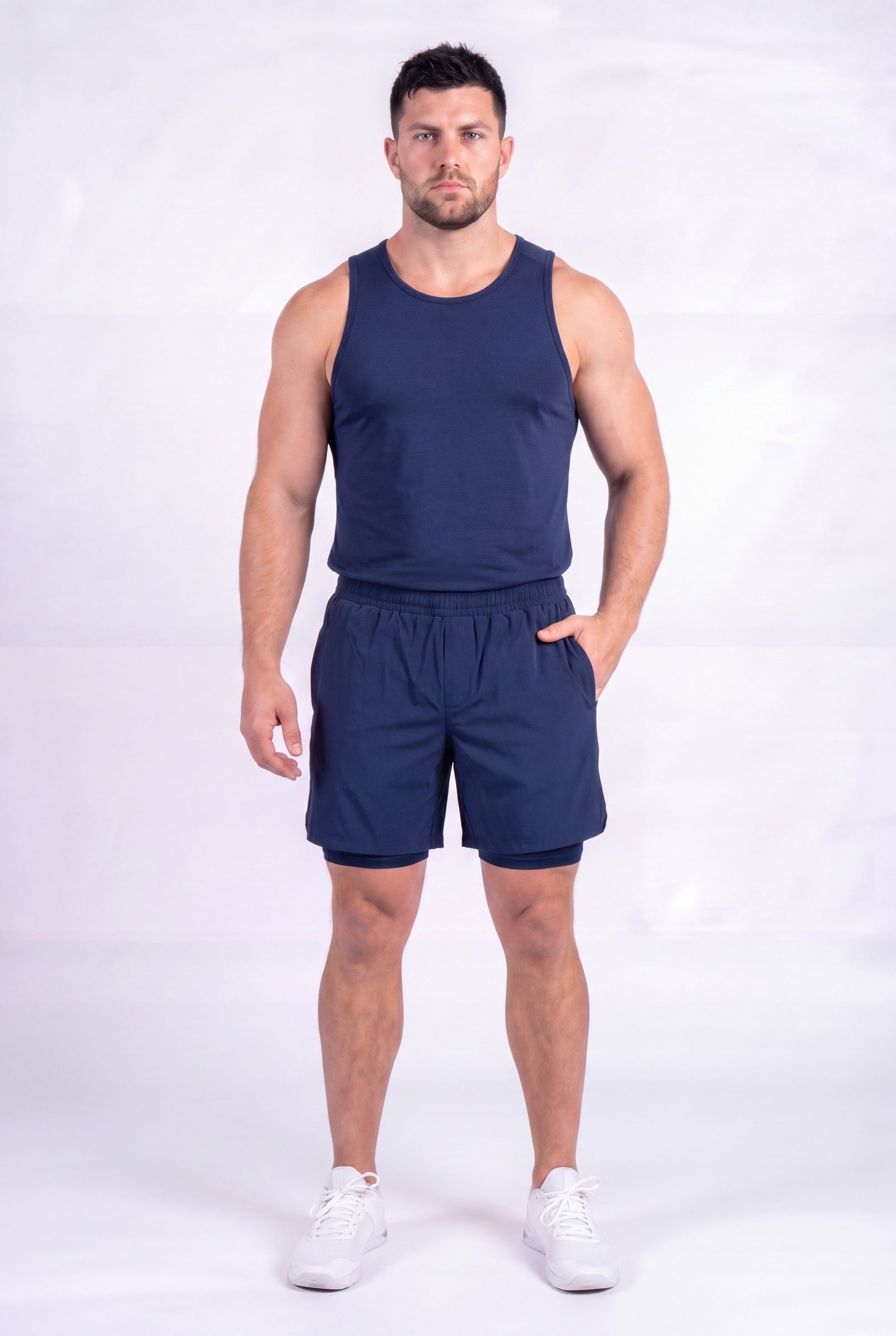 Men's Vault 2-in-1 Athletic Shorts | Blackstone London