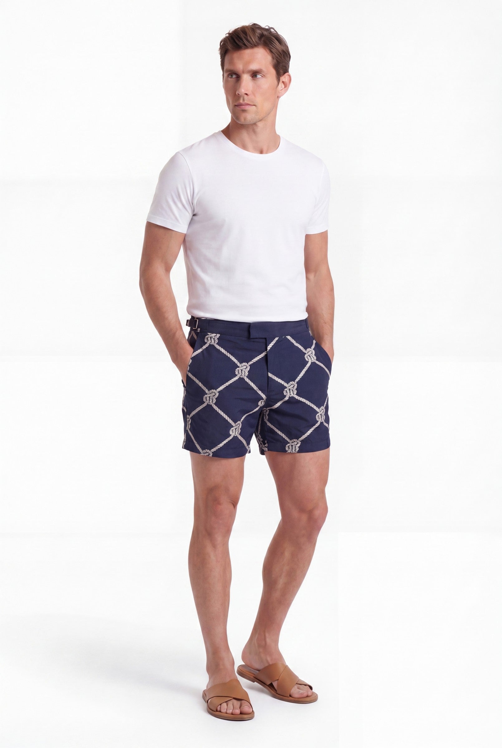 Men's Amalfi Tailored Swim Shorts | Blackstone London