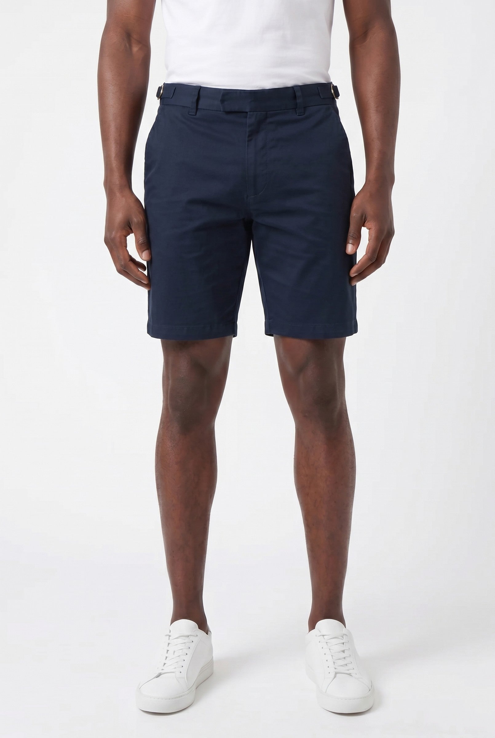 Men's Side Adjuster Chino Shorts | Blackstone London