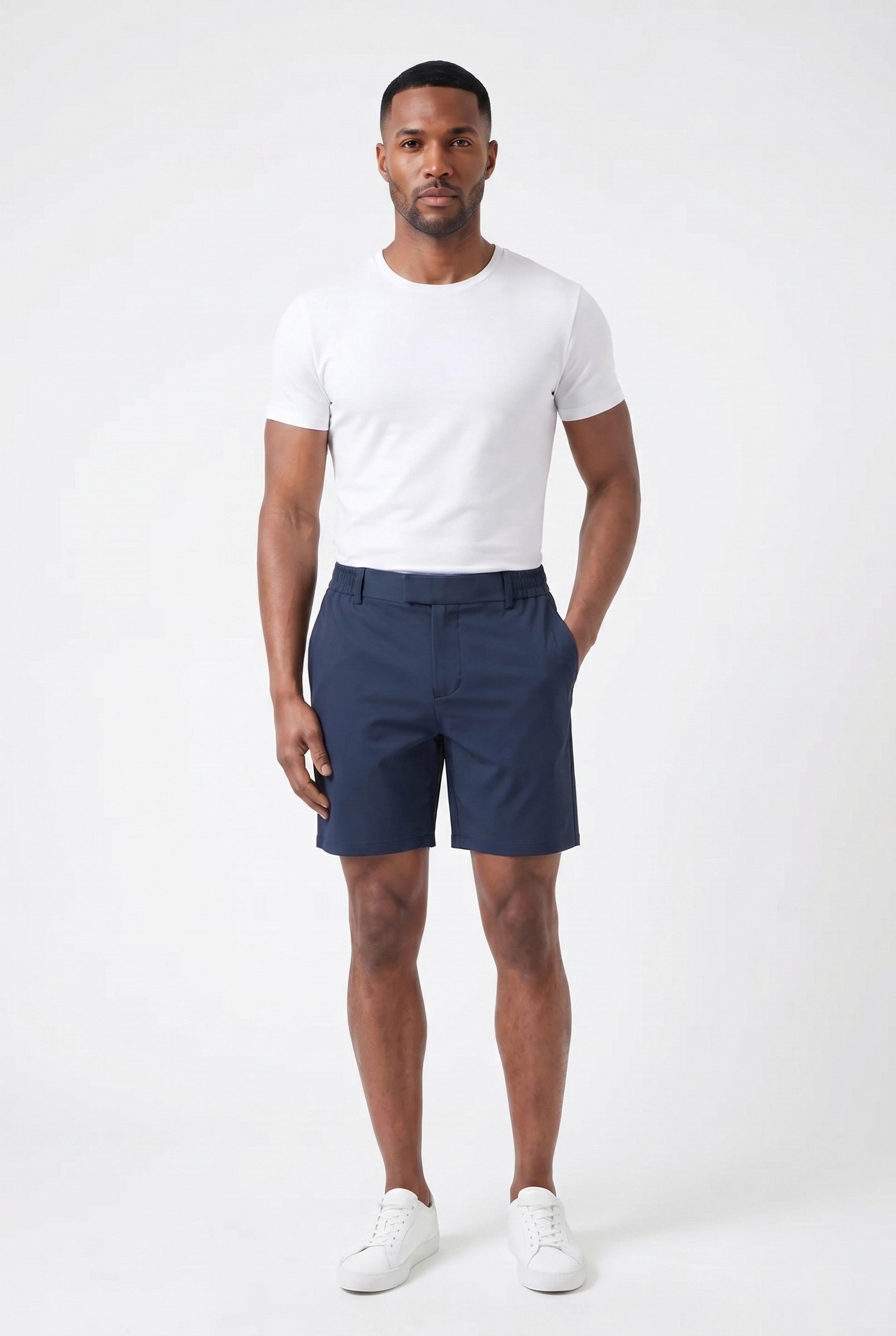 Men's Stretch Chino Short | Blackstone London