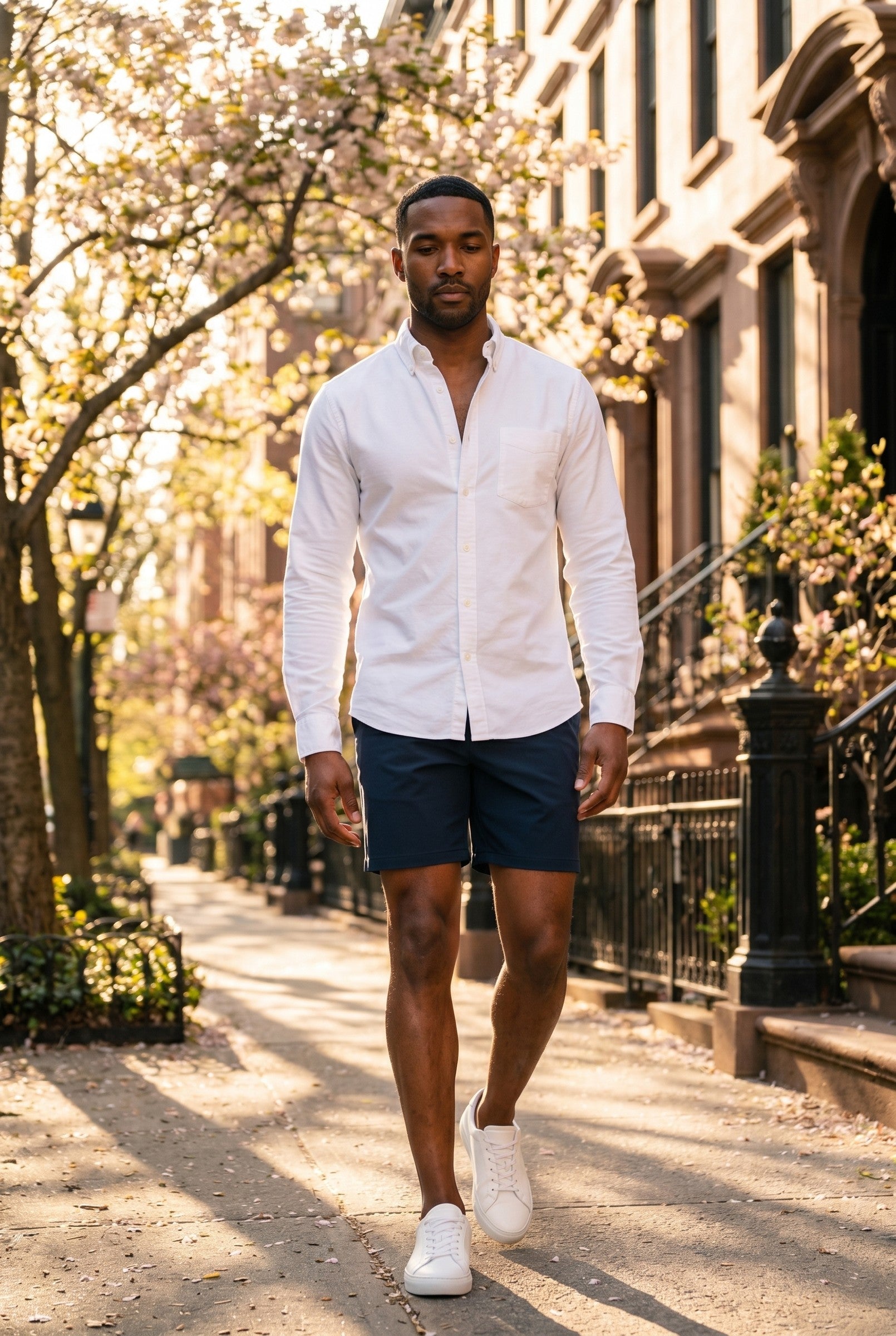 Men's Stretch Chino Short | Blackstone London