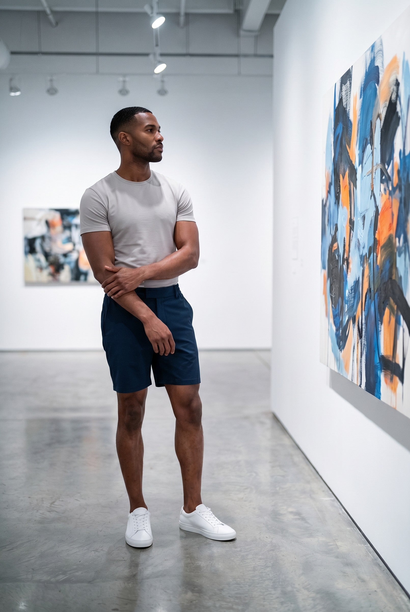 Men's Stretch Chino Short | Blackstone London