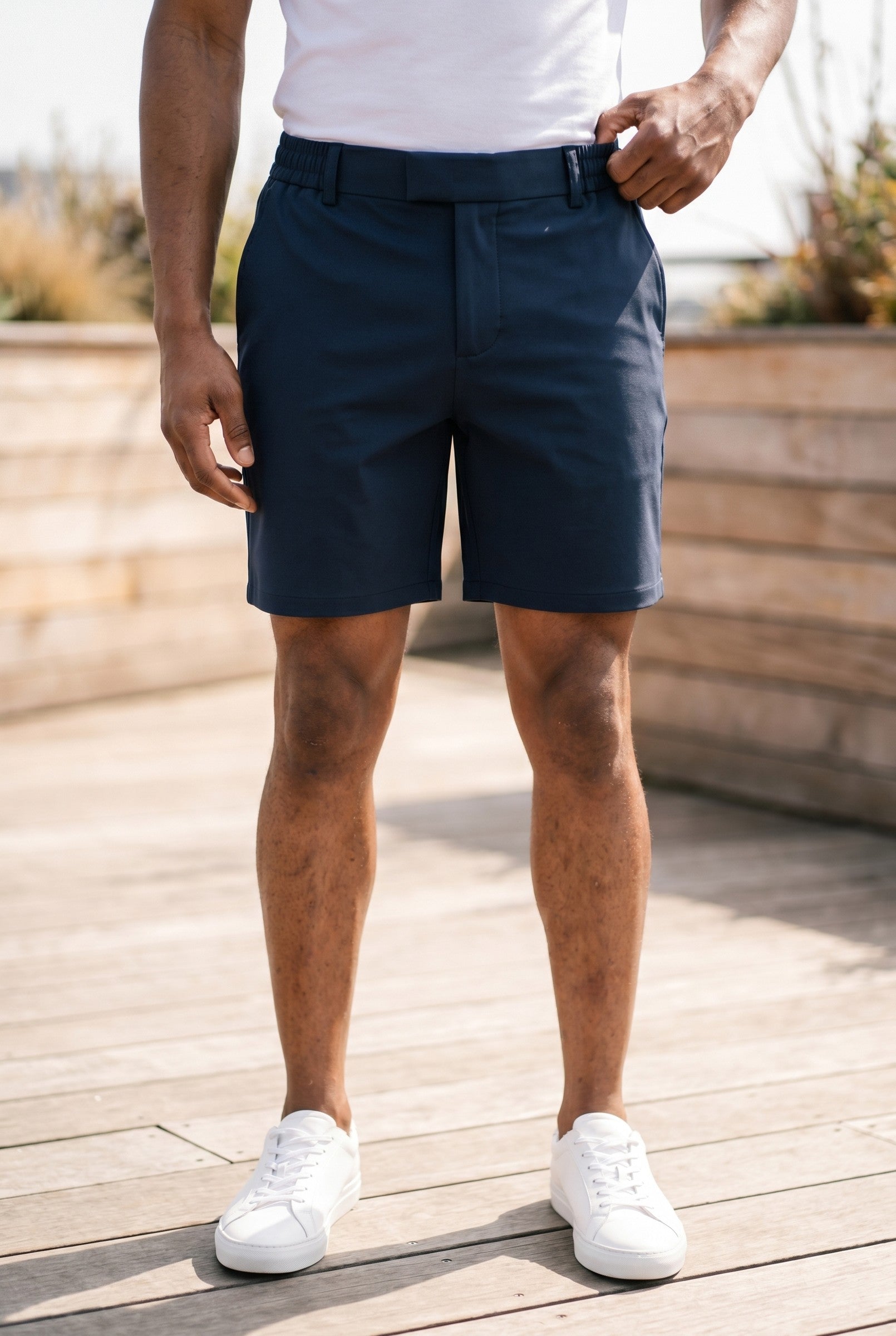 Men's Stretch Chino Short | Blackstone London