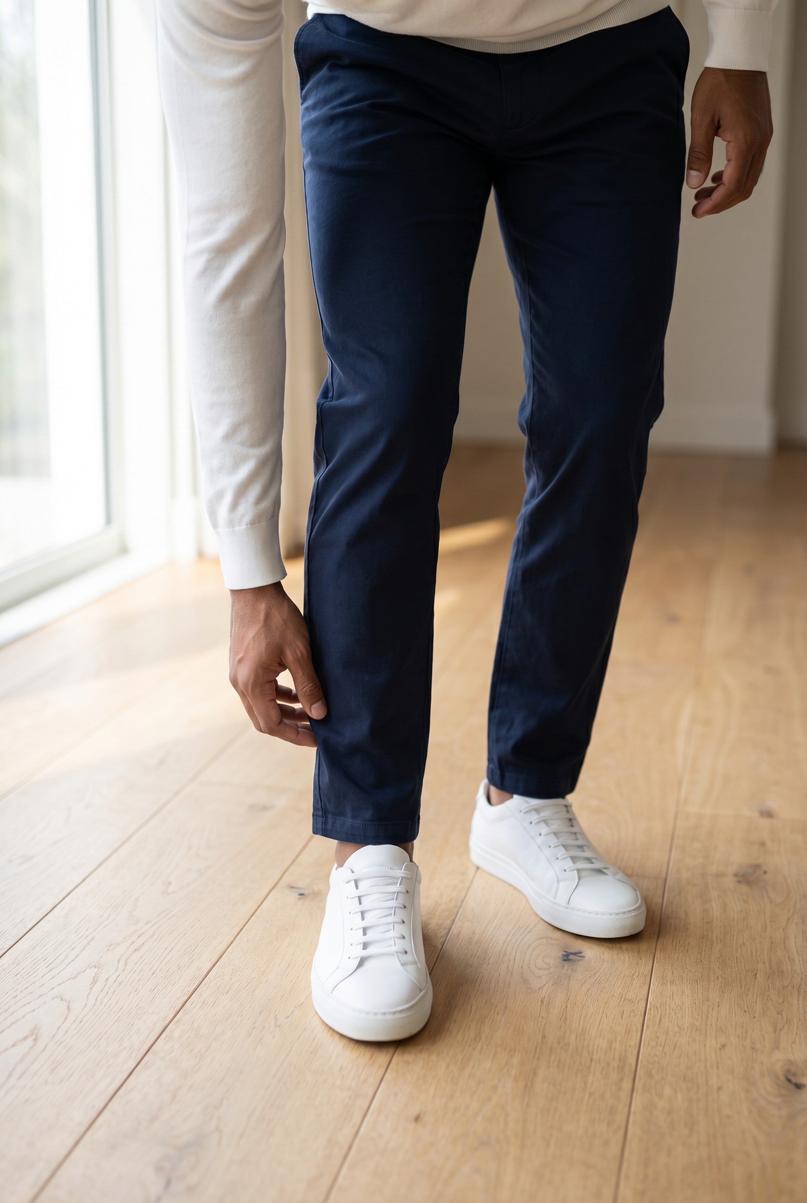 Men's Slim Tailored Chinos | Blackstone London