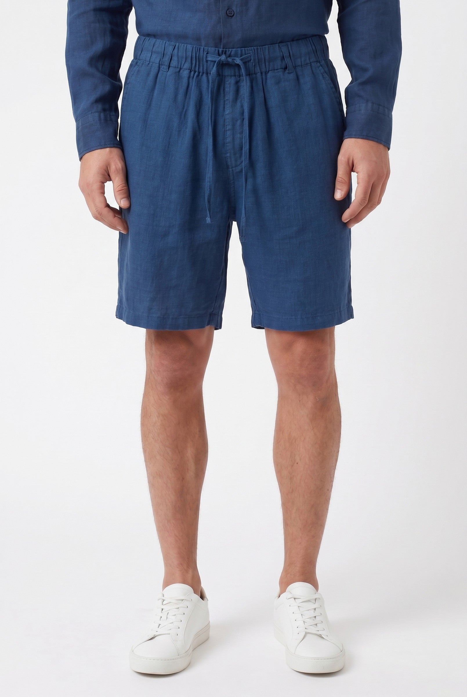 Men's Linen Leisure Drawstring Shorts | Blackstone London