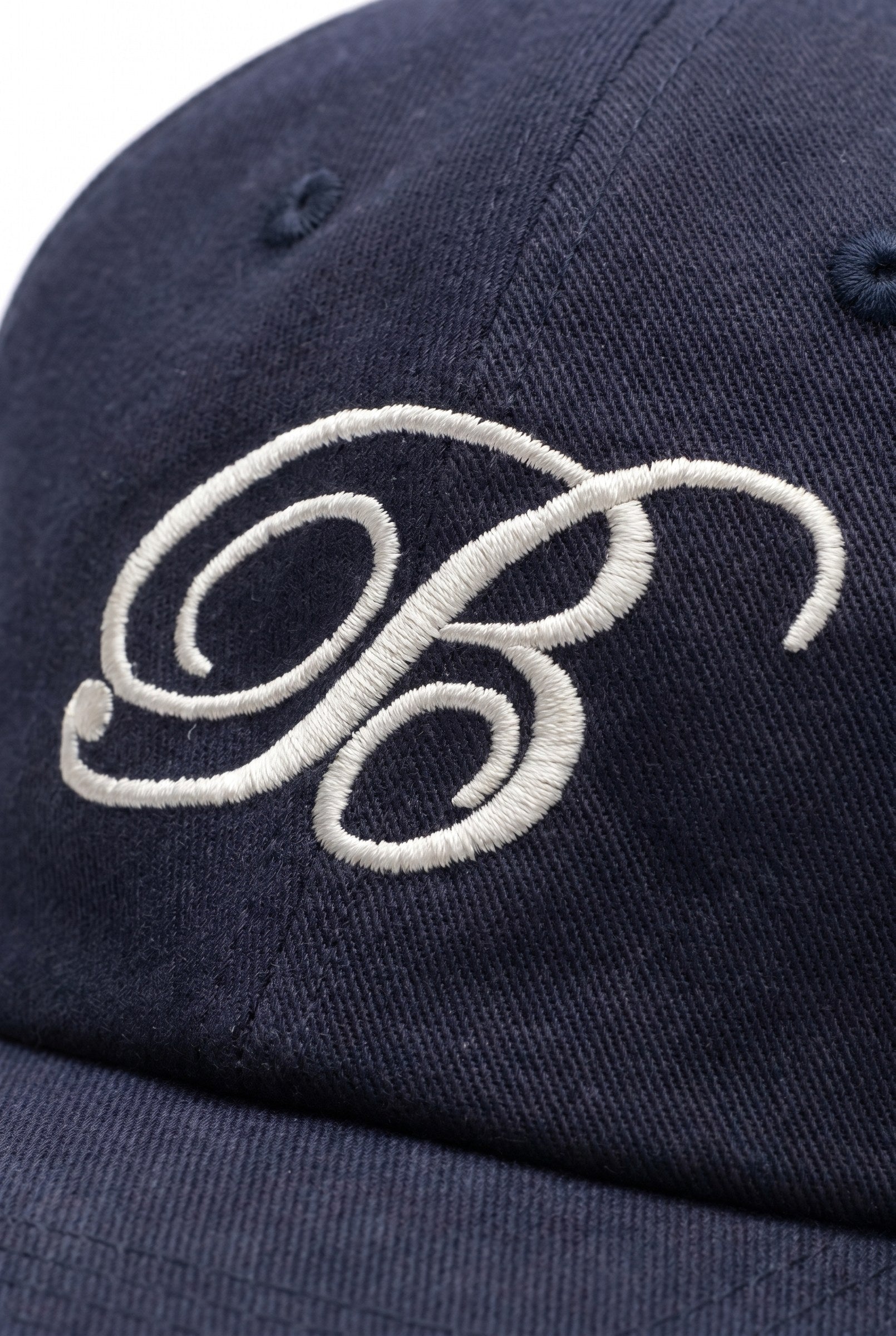 Men's Bound Script B Embroidered 6-Panel Cap | Blackstone London