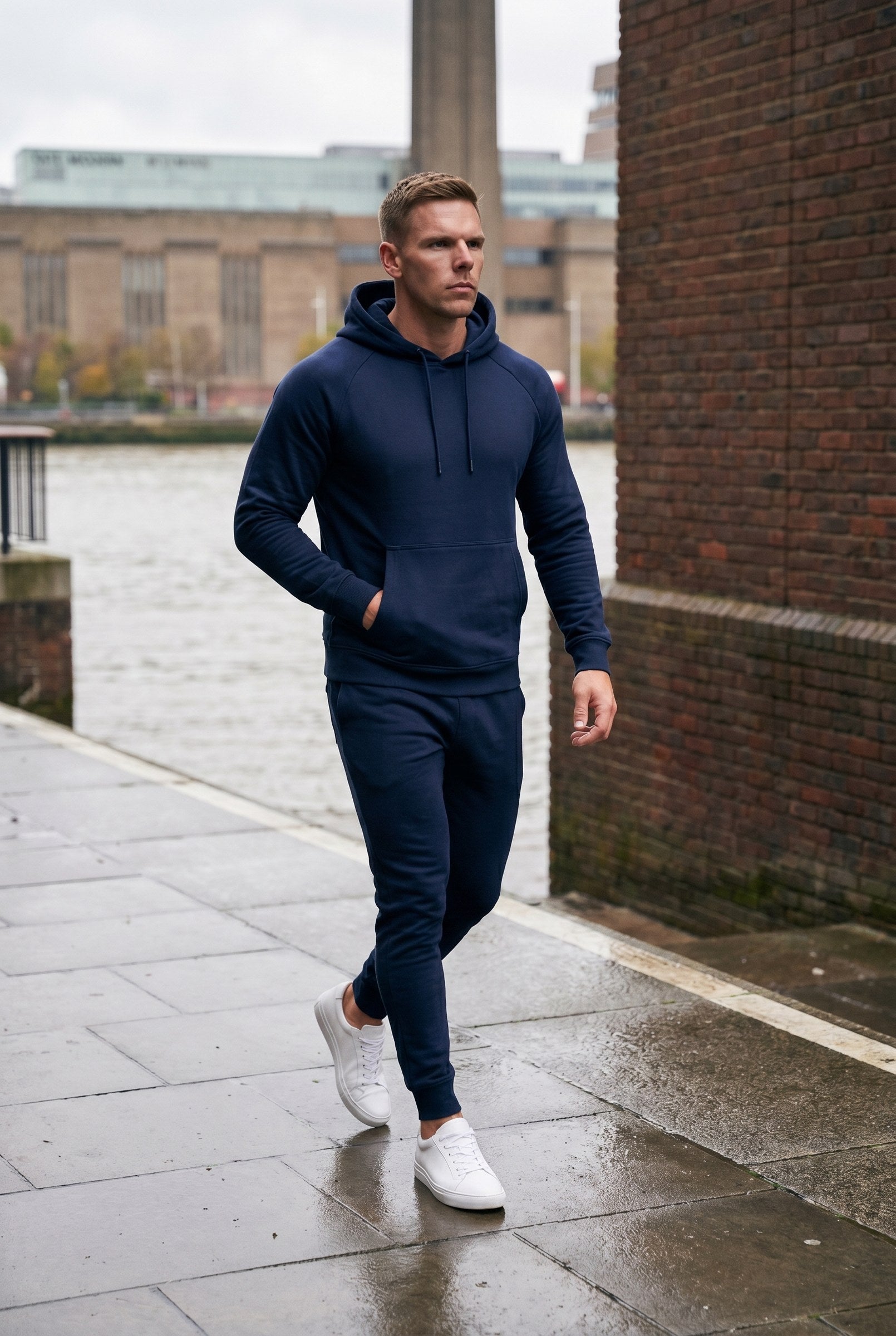 Men's Pro Fleece Pullover Hoodie | Blackstone London