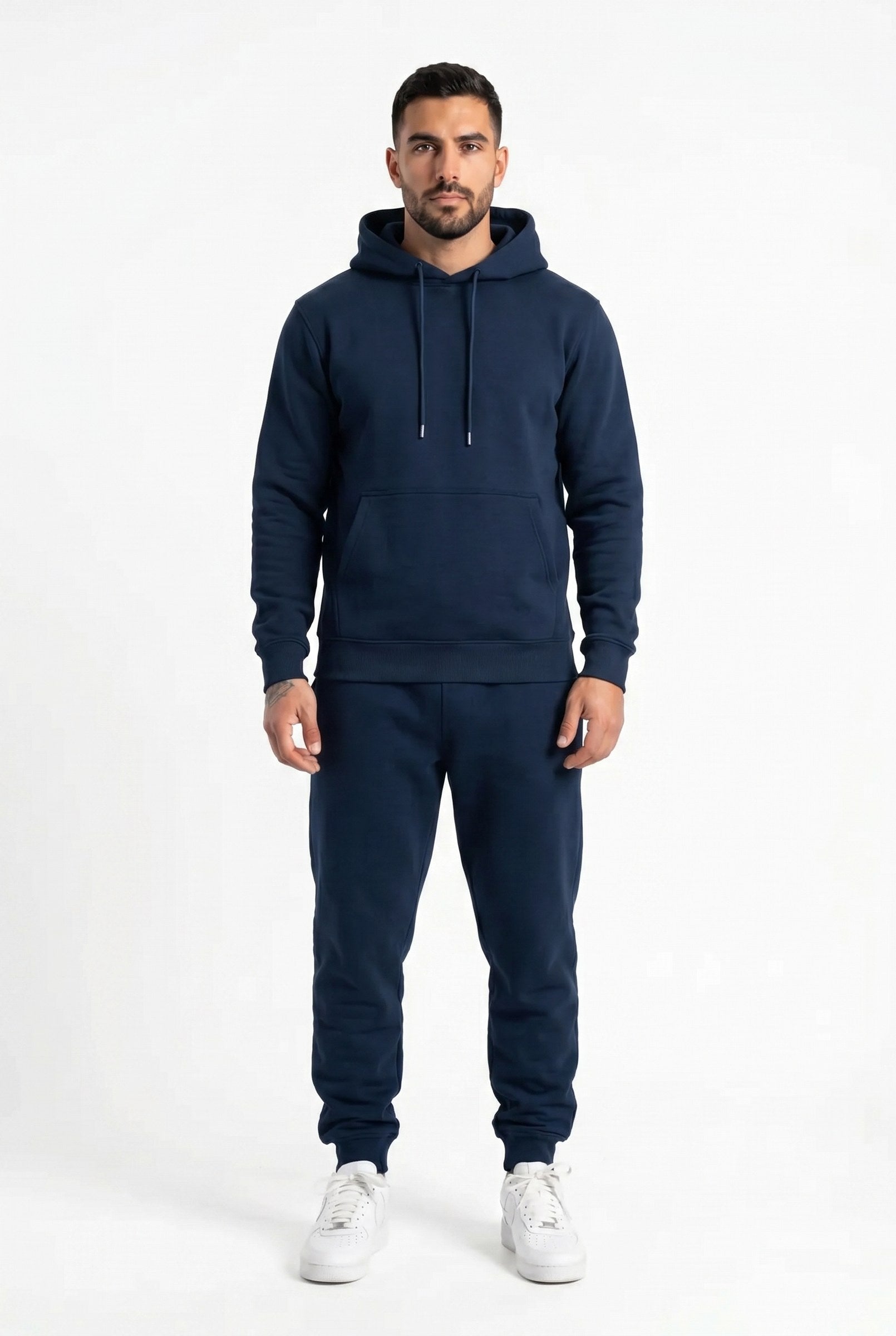 Men's Fundamental Fleece Pullover Hoodie | Blackstone London