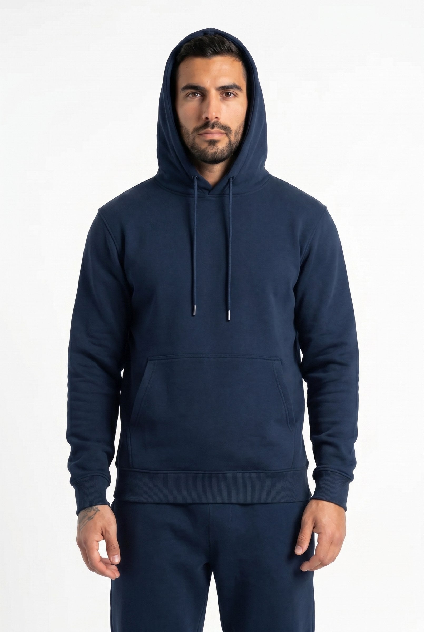 Men's Fundamental Fleece Pullover Hoodie | Blackstone London
