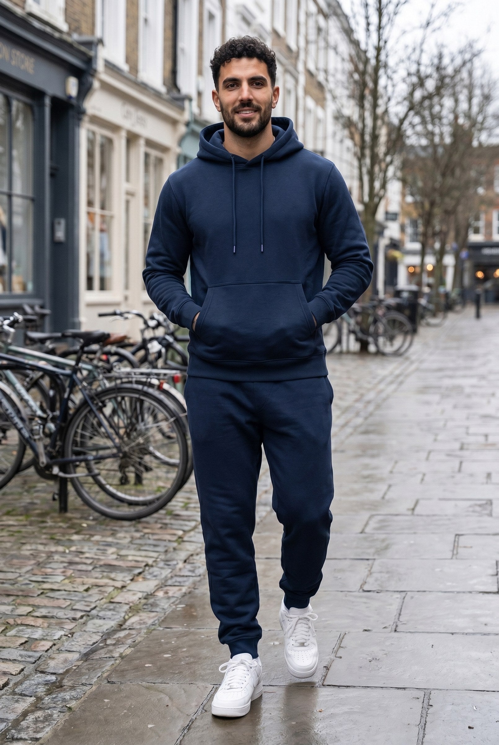 Men's Fundamental Fleece Pullover Hoodie | Blackstone London