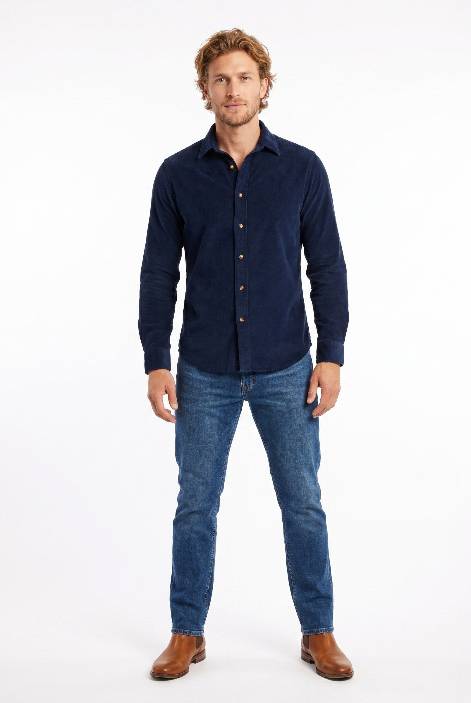 Men's Wyck Corduroy Shirt | Blackstone London