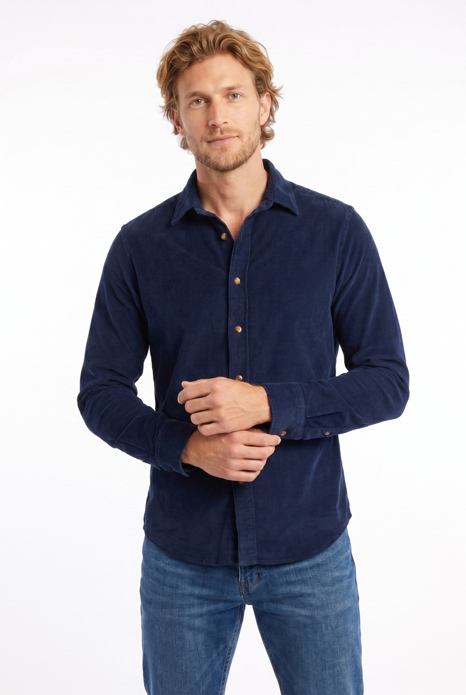 Men's Wyck Corduroy Shirt | Blackstone London
