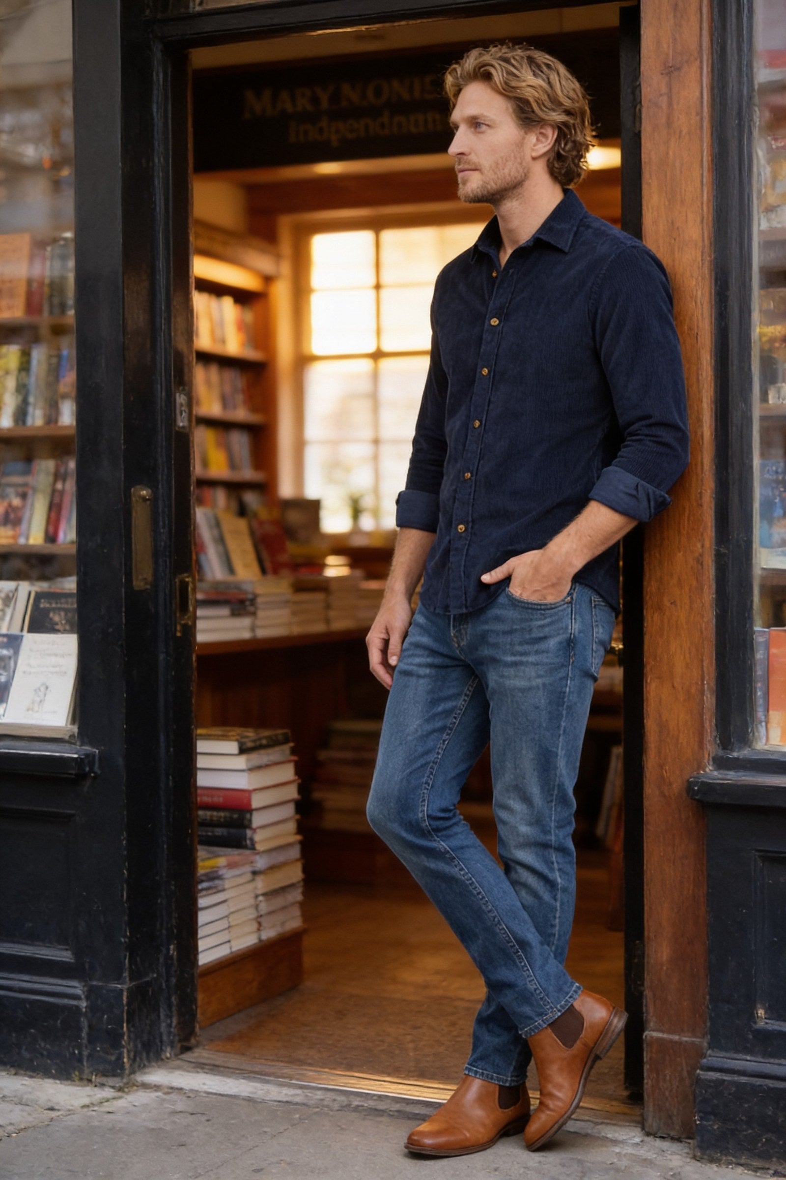 Men's Wyck Corduroy Shirt | Blackstone London