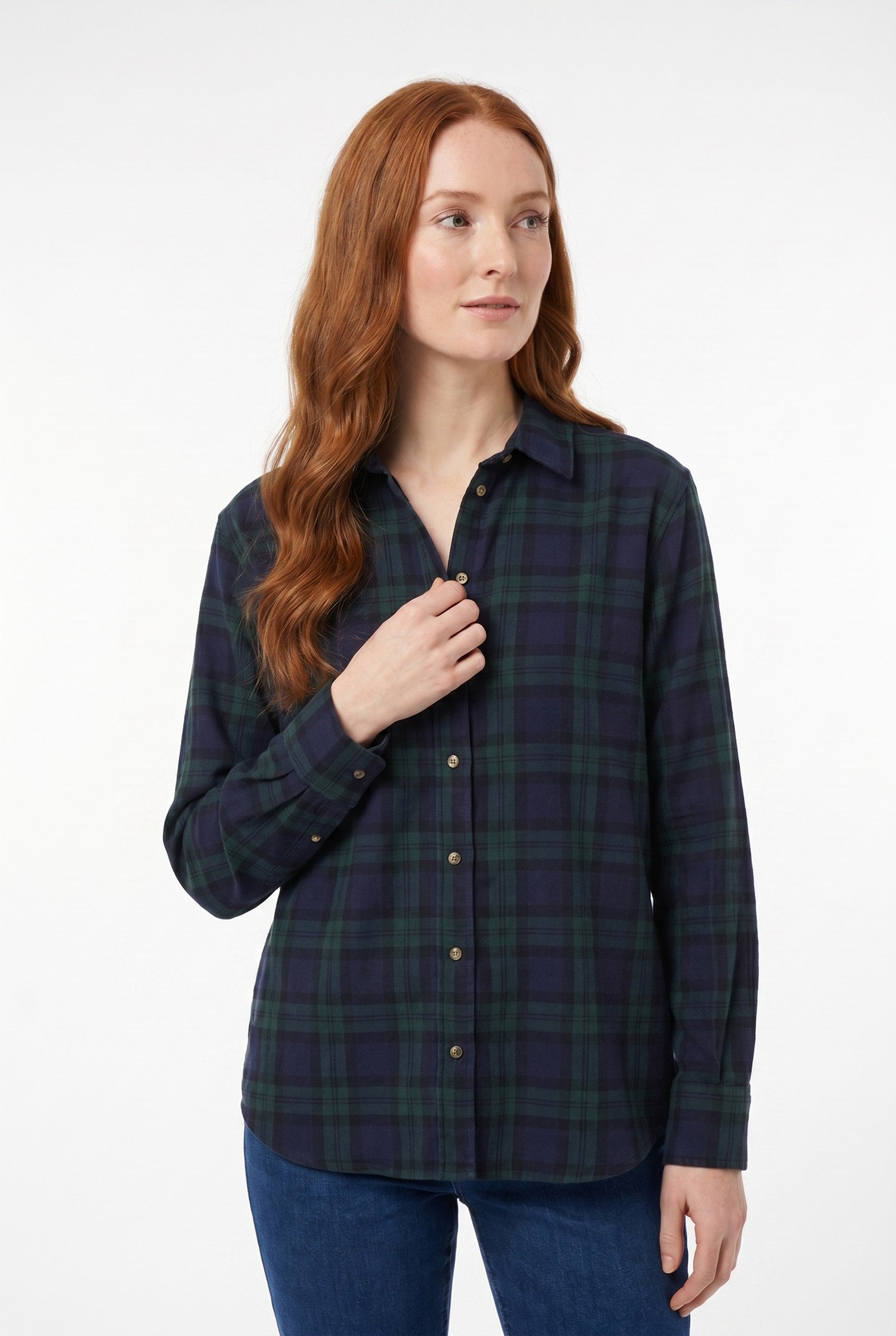 Women's Stroud Soft Brushed Shirt | Blackstone London