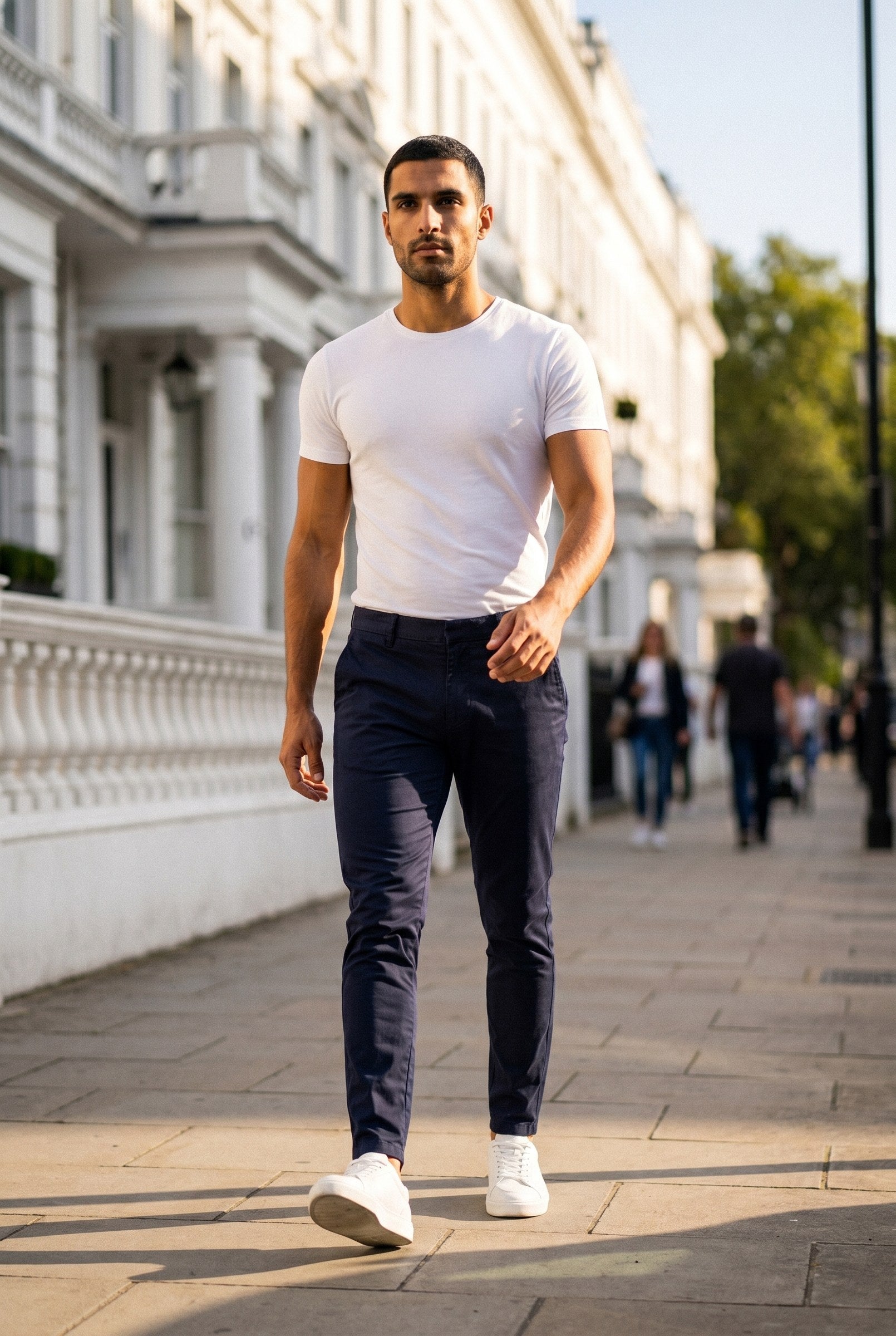 Men's Capo Stretch Chino Pants | Blackstone London