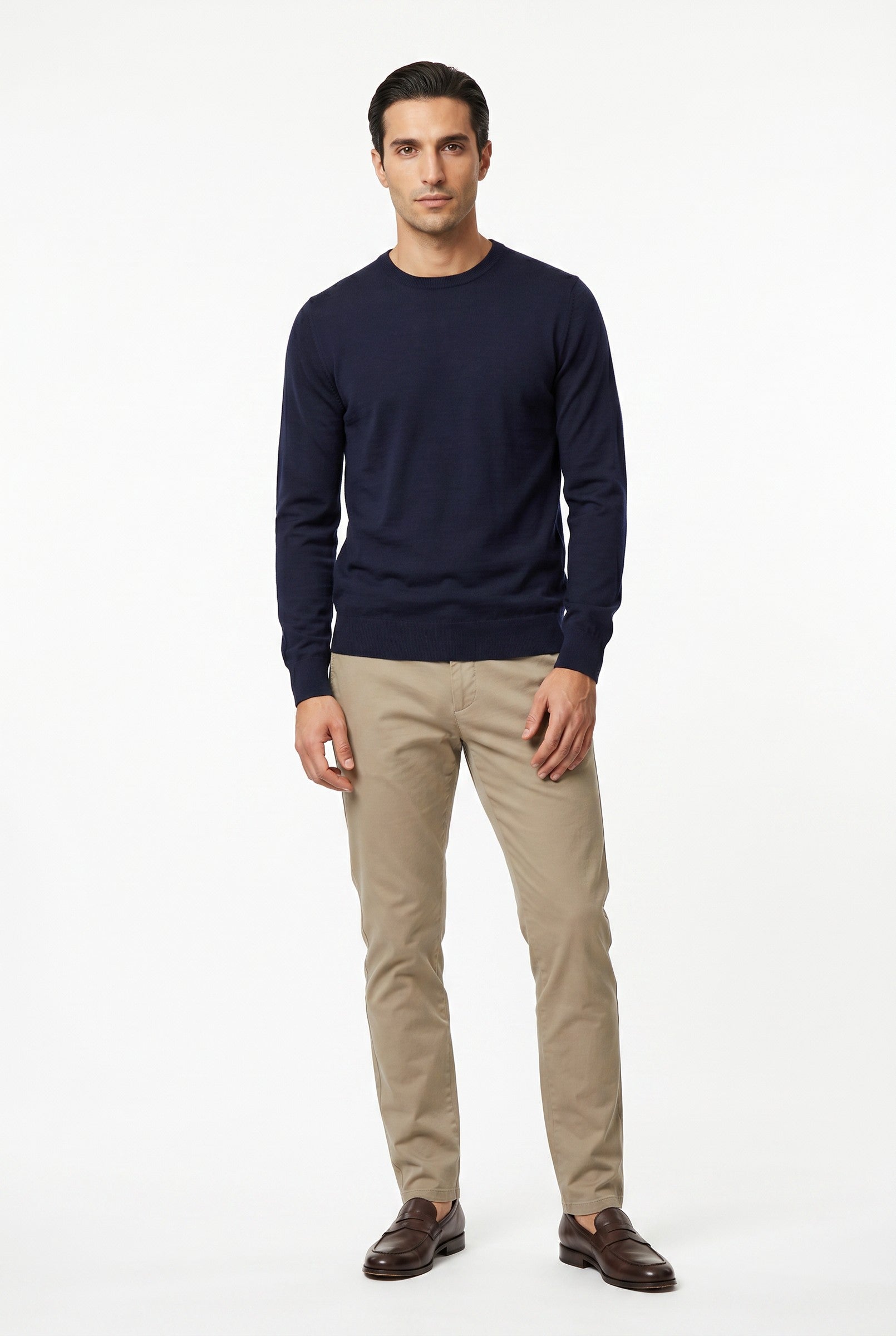 Men's Crew Neck Knit Sweater | Blackstone London