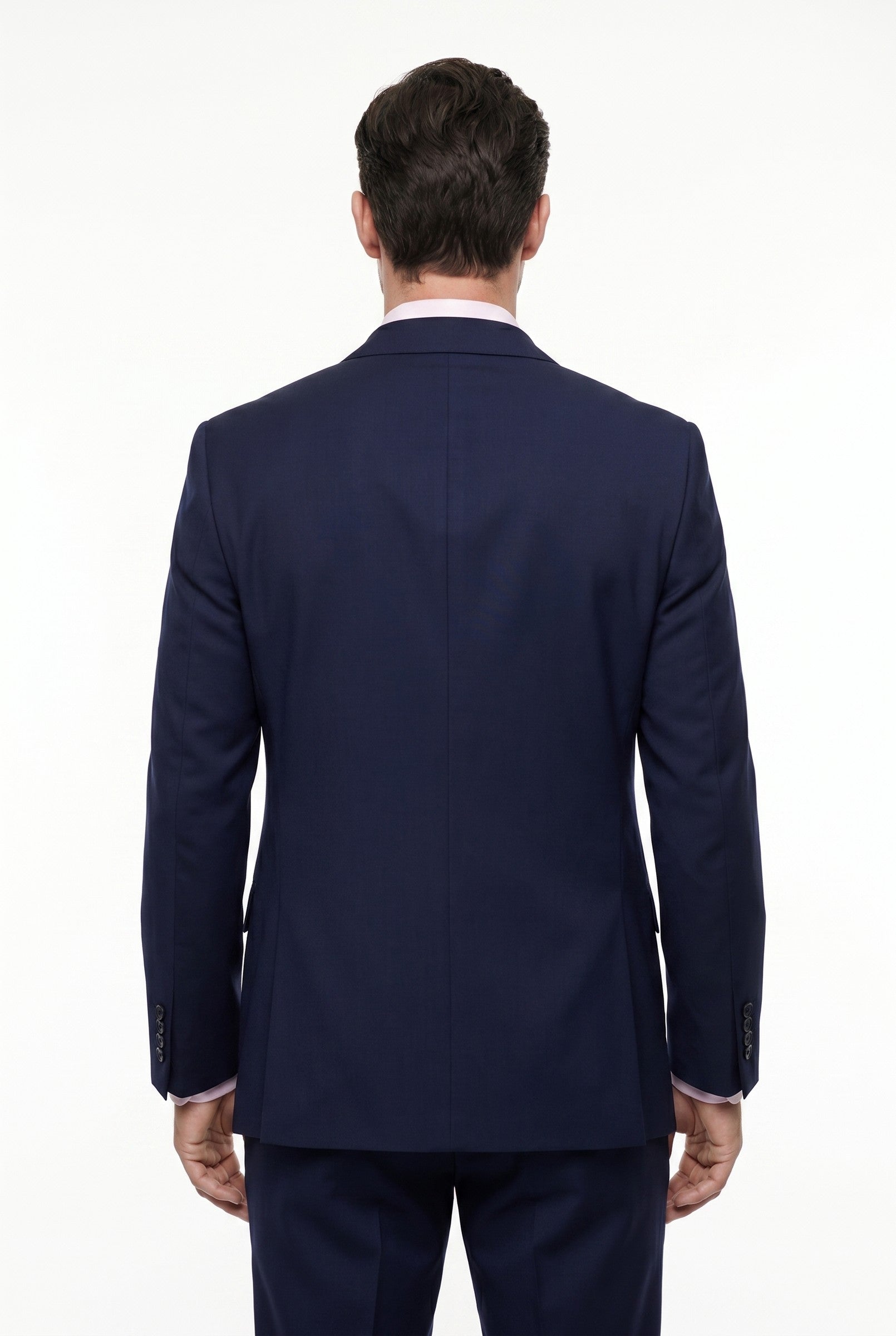 Men's Navy Slim Fit Two-Piece Suit | Blackstone London
