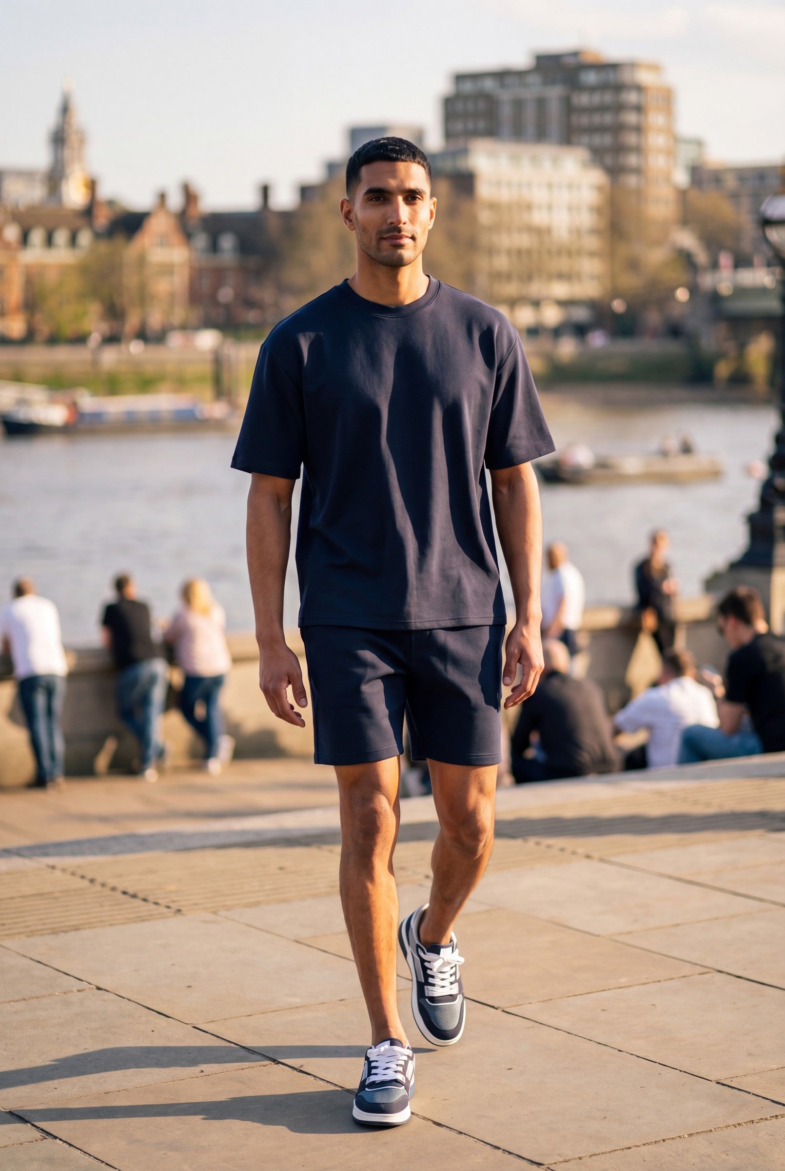 Men's Relaxed Knit Shorts | Blackstone London