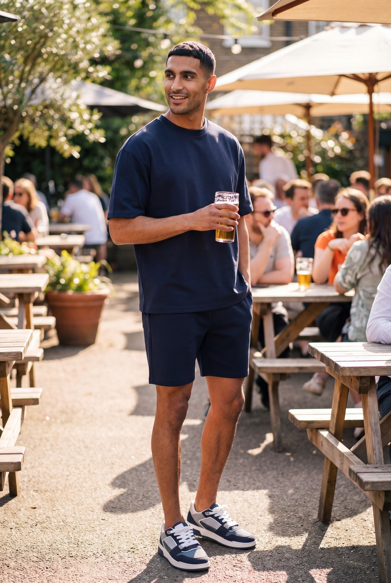 Men's Relaxed Knit Shorts | Blackstone London