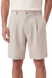 Men's Linen Bermuda Shorts | Blackstone London