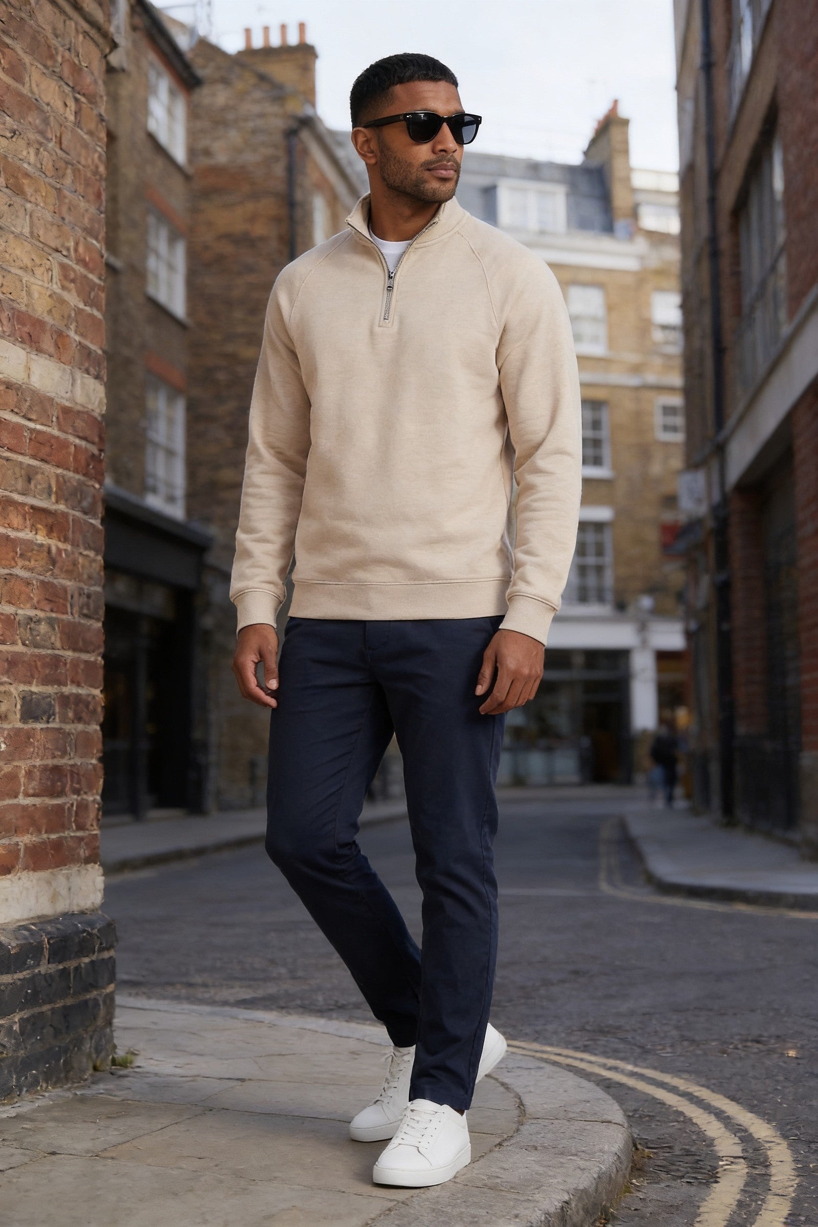 Men's Jensen Quarter-Zip Sweatshirt | Blackstone London