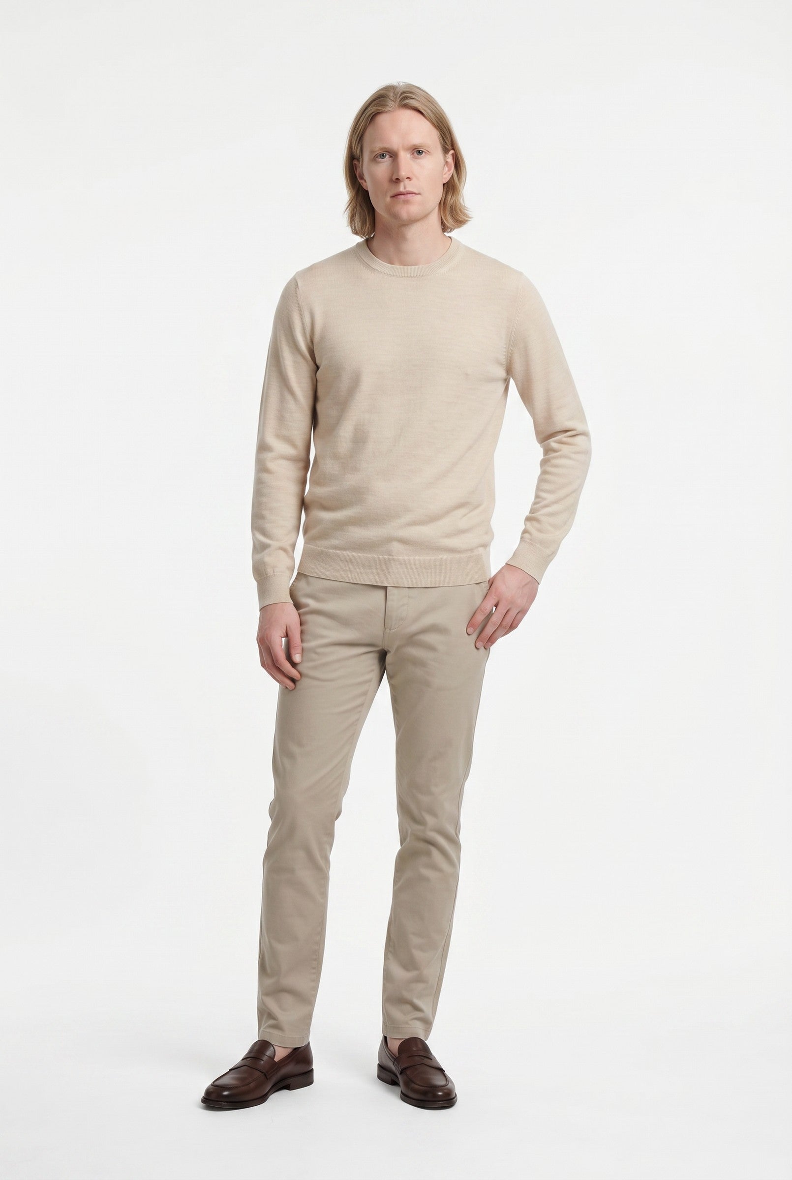 Men's Crew Neck Knit Sweater | Blackstone London