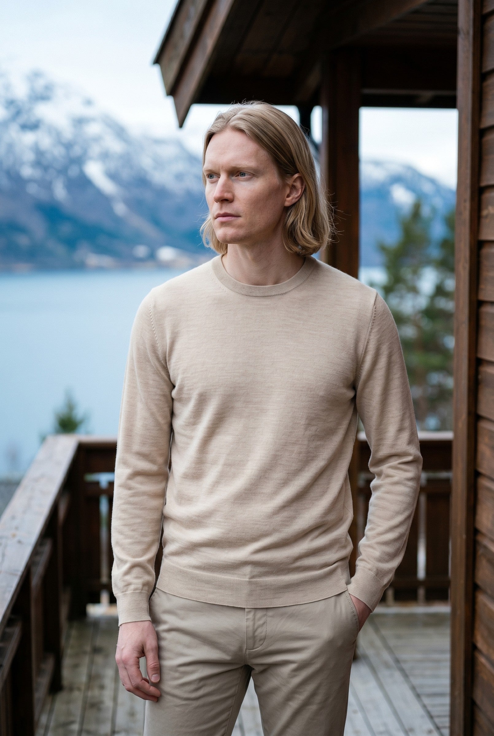 Men's Crew Neck Knit Sweater | Blackstone London