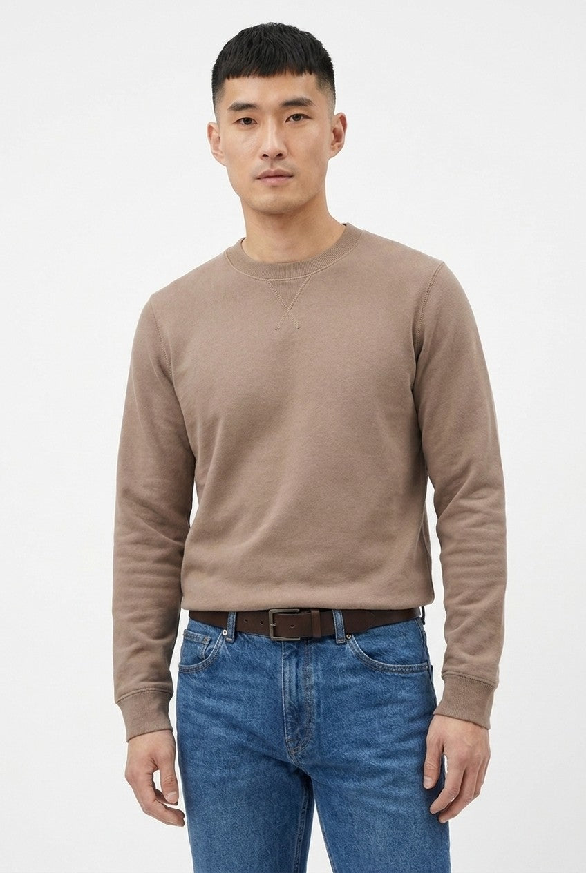 Men's Loopback Crewneck Sweatshirt | Blackstone London