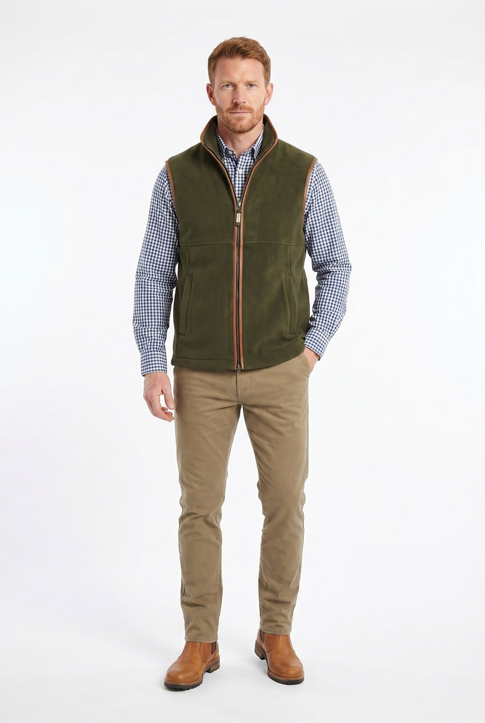 Men's Oakham Fleece Gilet | Blackstone London