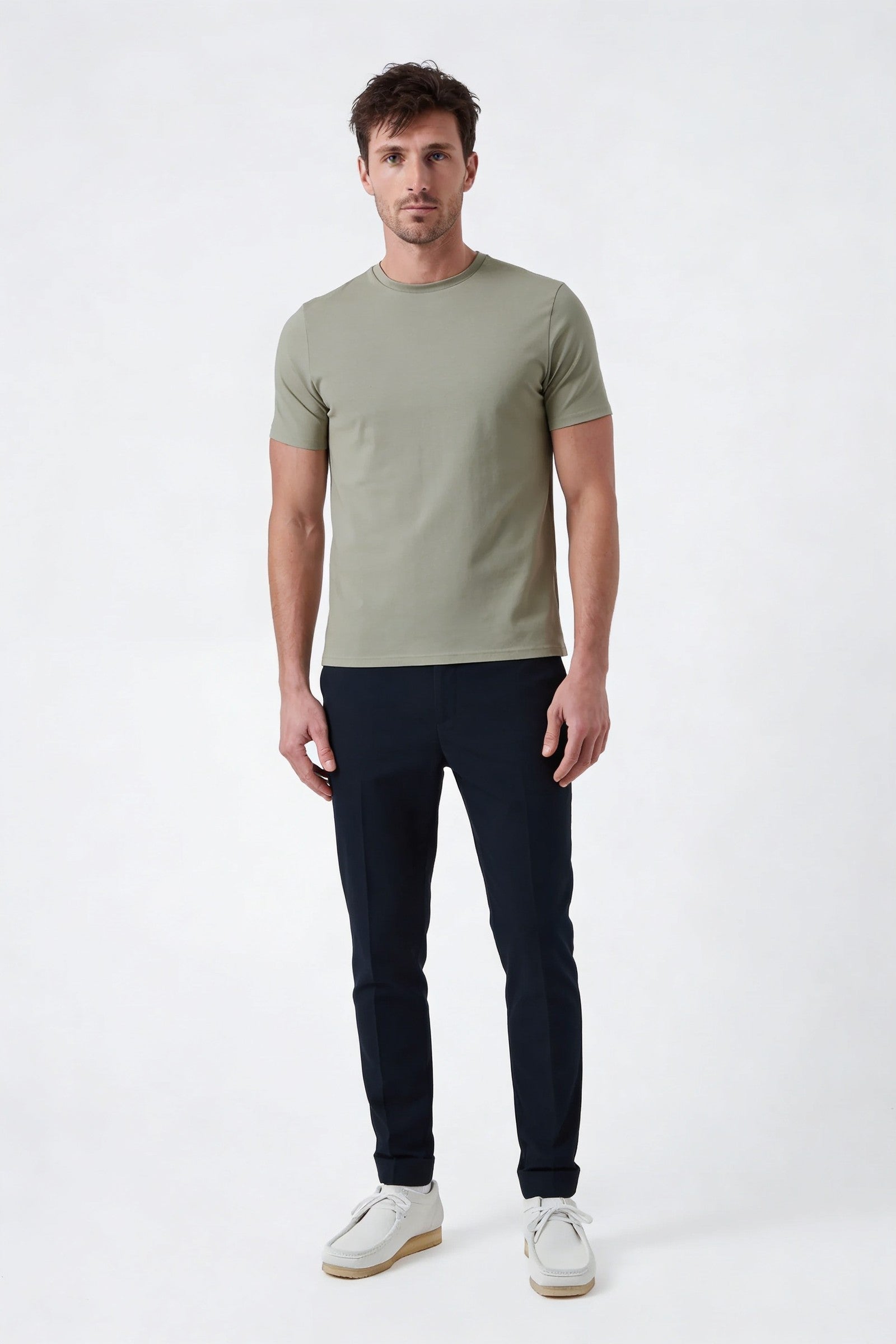 Men's Essential Slim Fit Cotton Stretch T-Shirt | Blackstone London