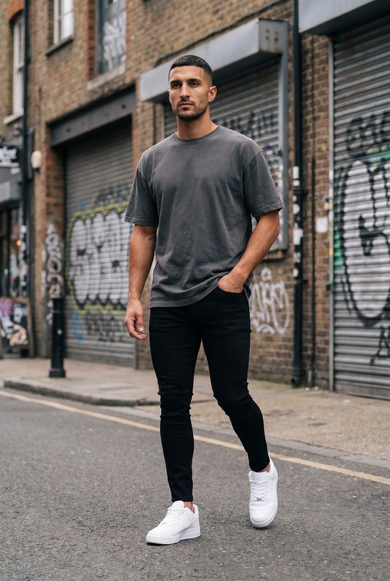 Men's Non-Rip Skinny Stretch Jeans | Blackstone London