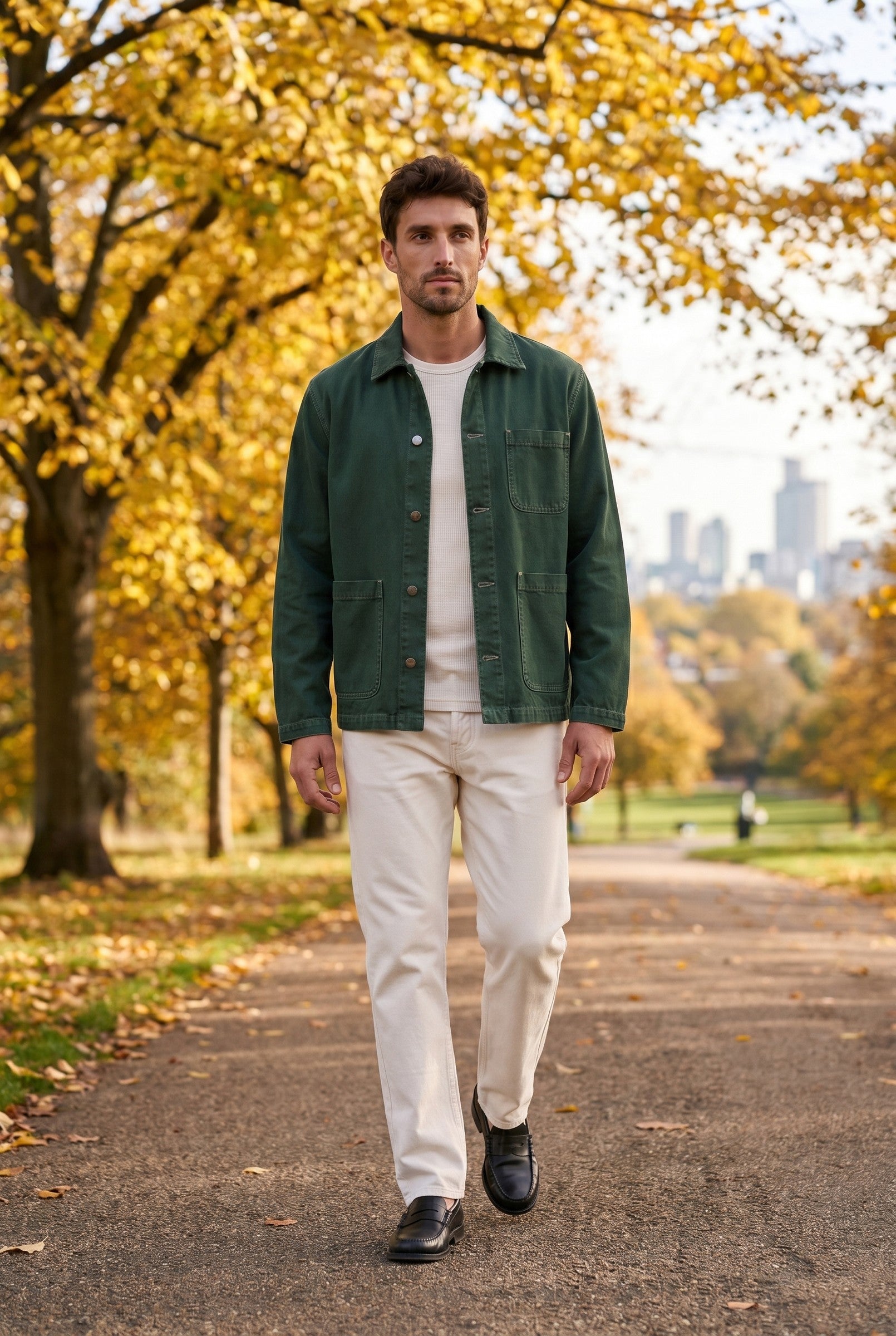Men's Vintage Wash Chore Jacket | Blackstone London
