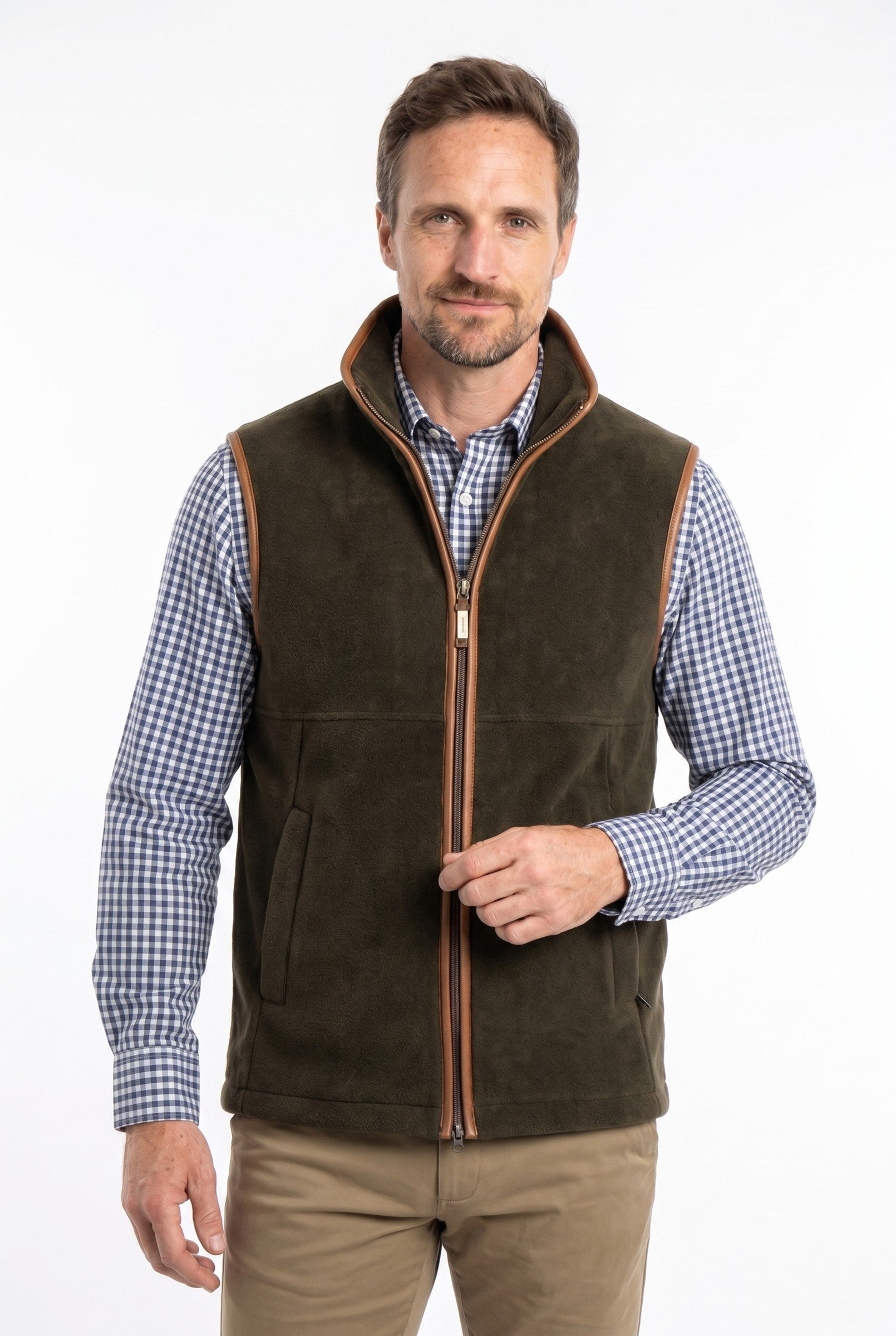 Men's Oakham Fleece Gilet | Blackstone London