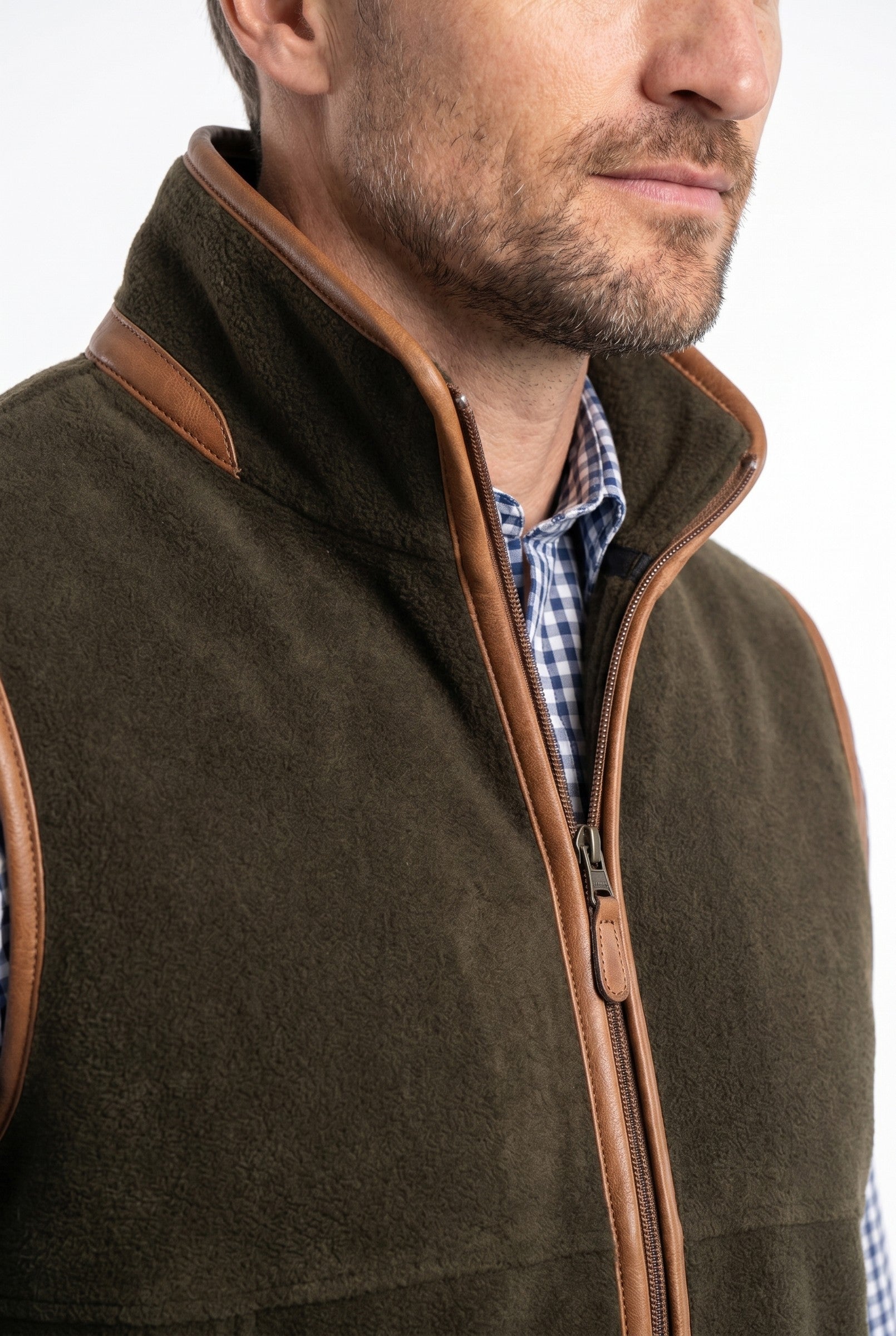 Men's Oakham Fleece Gilet | Blackstone London