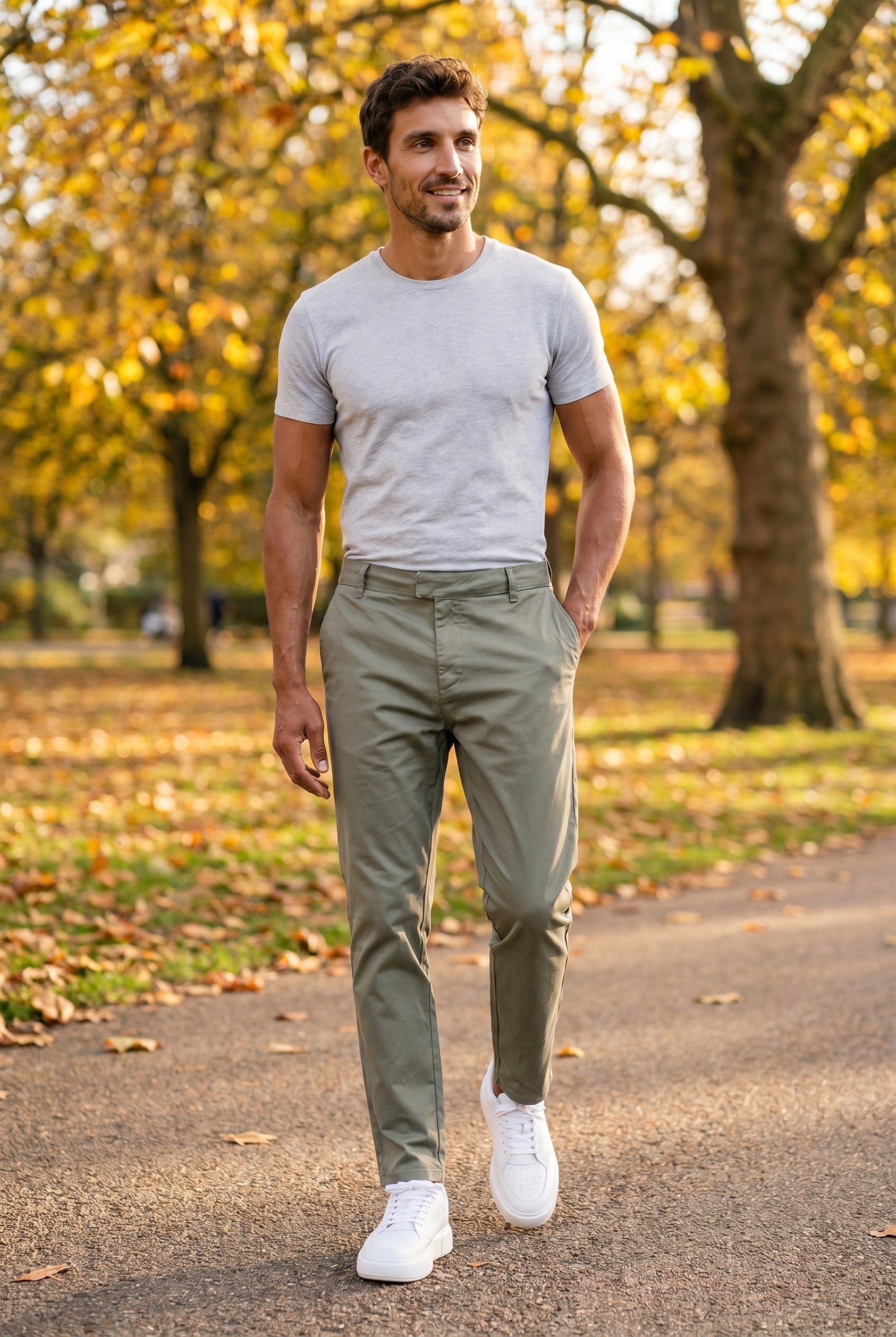 Men's Slim Fit Tailored Chino | Blackstone London