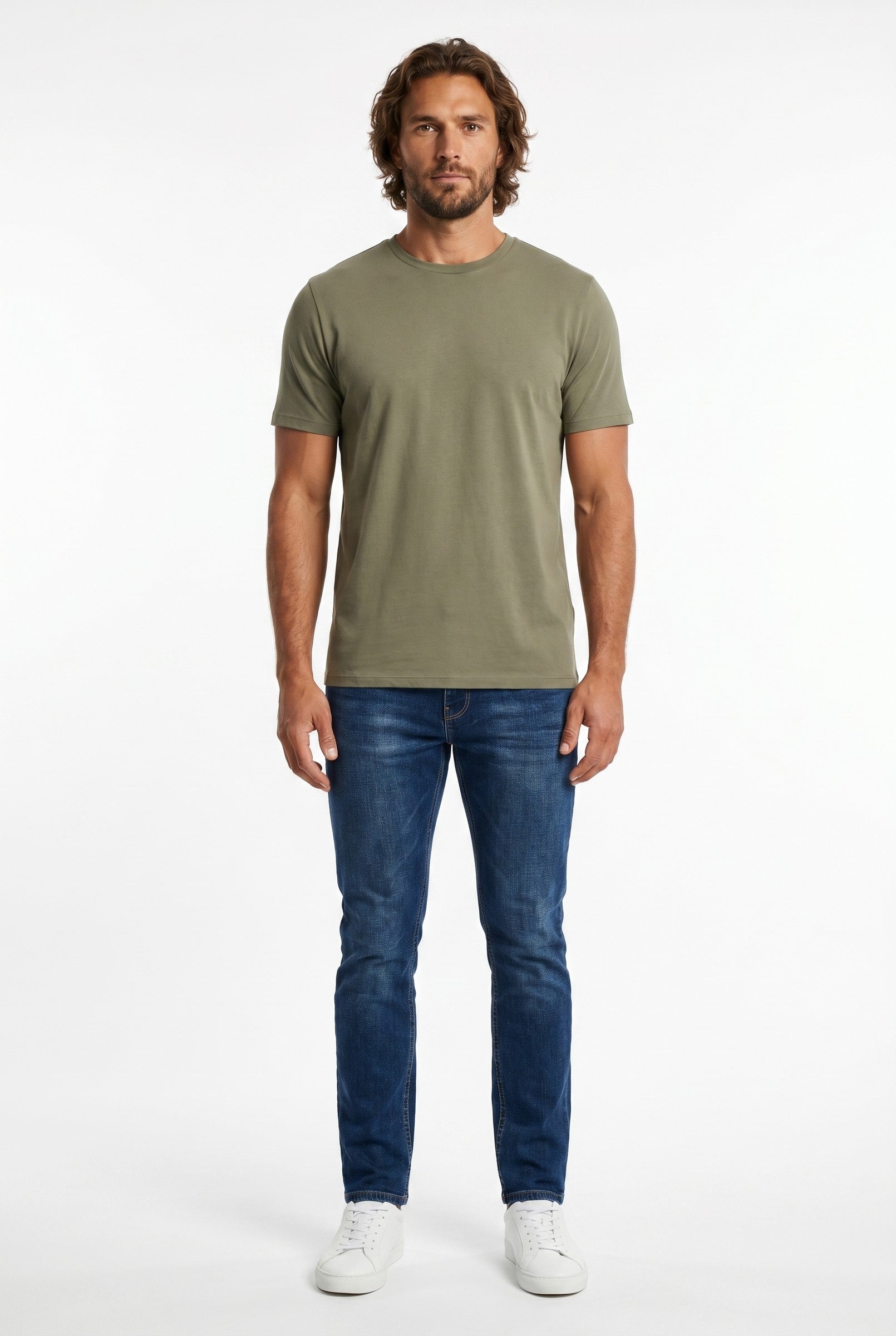 Men's Essential Slim Fit Cotton Stretch T-Shirt | Blackstone London