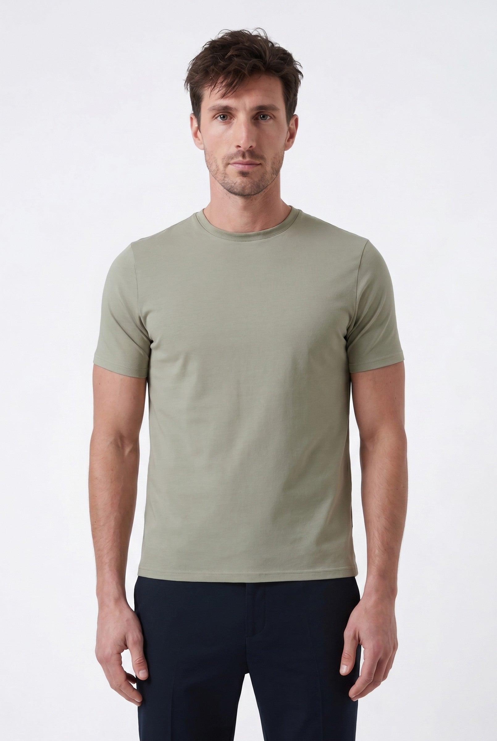 Men's Essential Slim Fit Cotton Stretch T-Shirt | Blackstone London