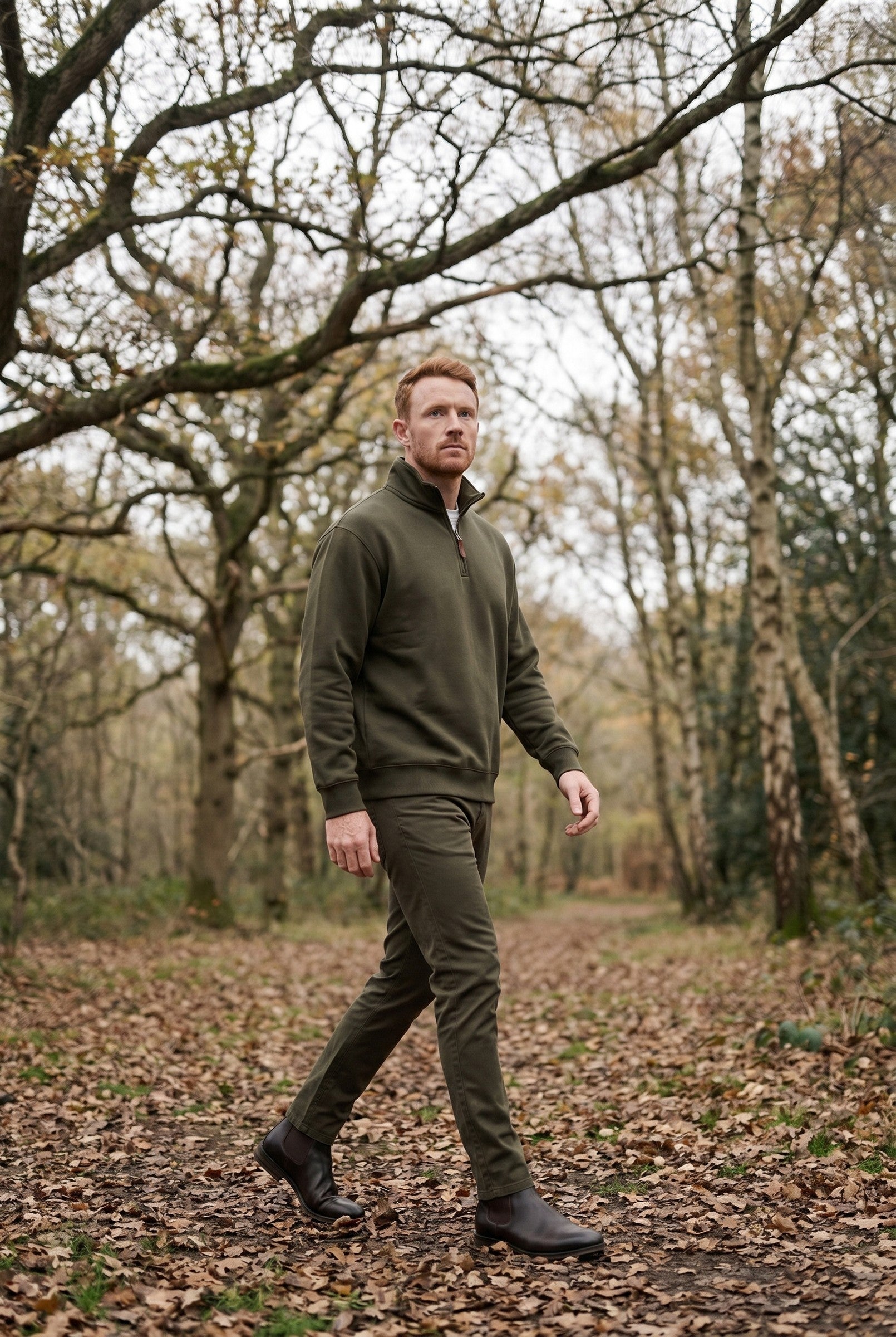 Men's Quarter-Zip Sweatshirt | Blackstone London