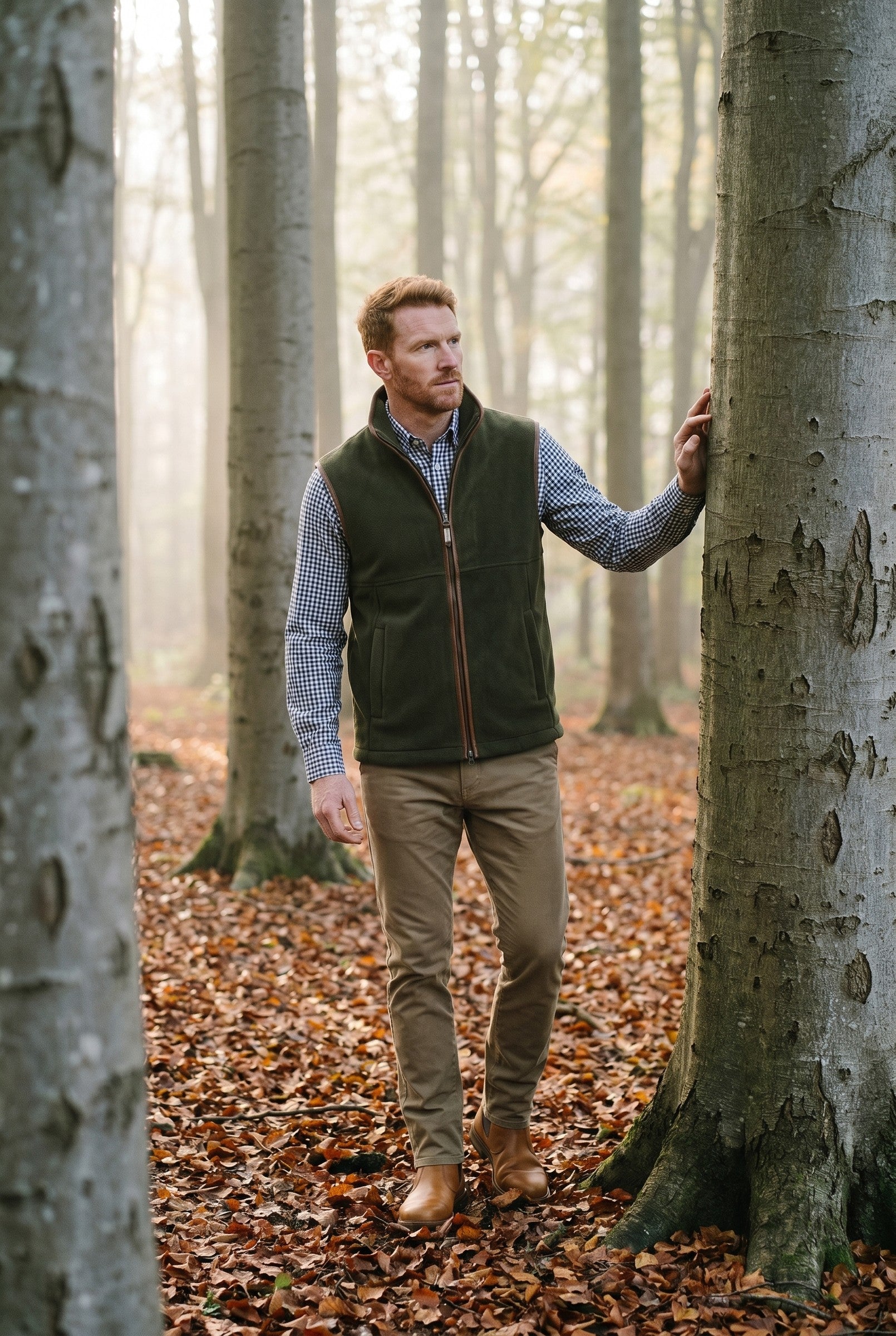 Men's Oakham Fleece Gilet | Blackstone London