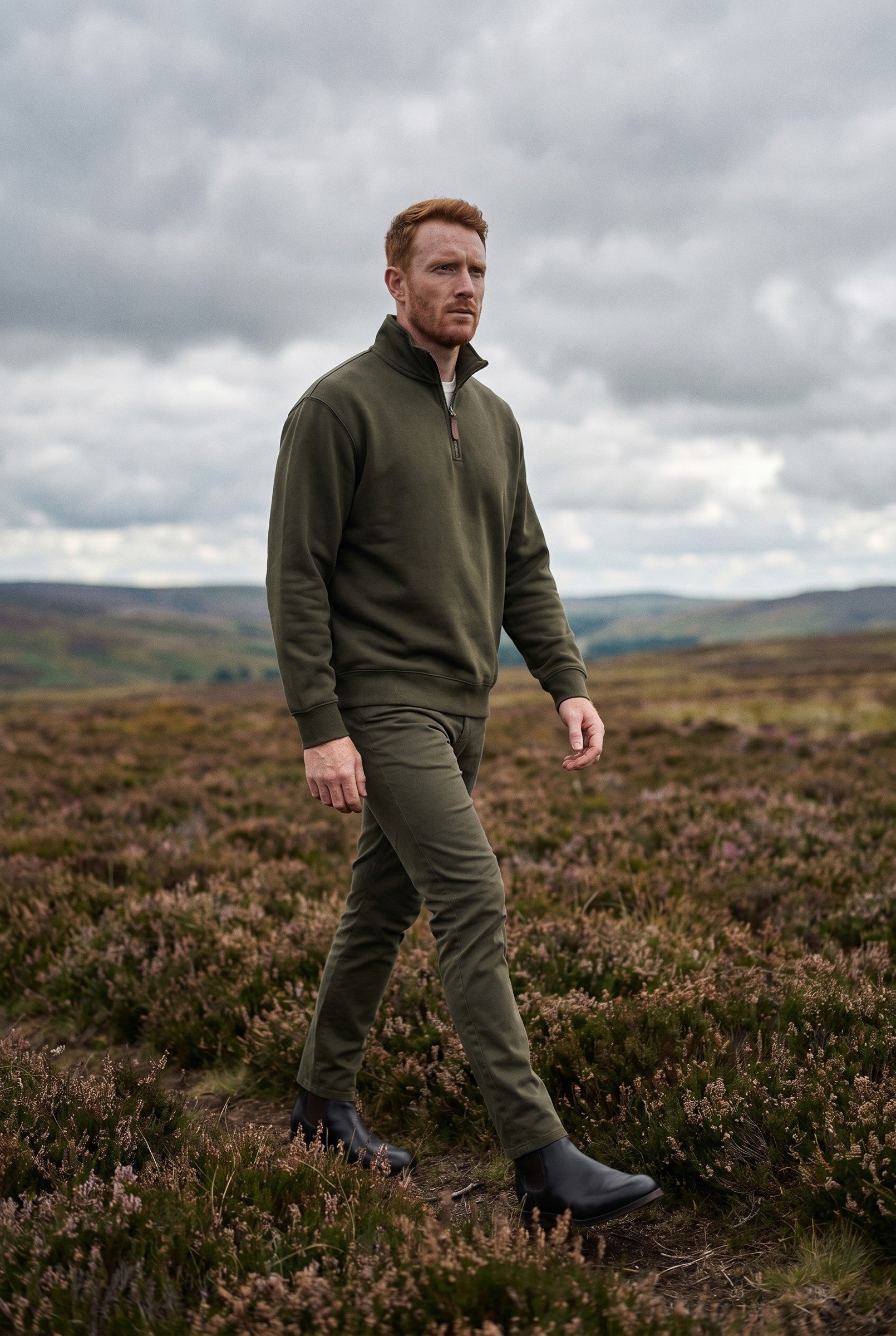 Men's Quarter-Zip Sweatshirt | Blackstone London