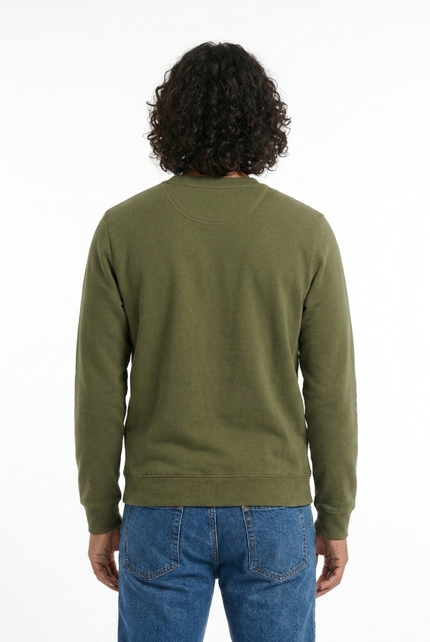 Men's Loopback Crewneck Sweatshirt | Blackstone London
