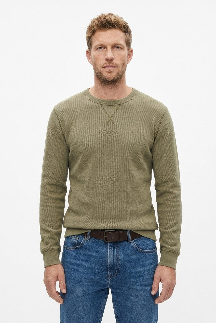 Men's Loopback Crewneck Sweatshirt | Blackstone London
