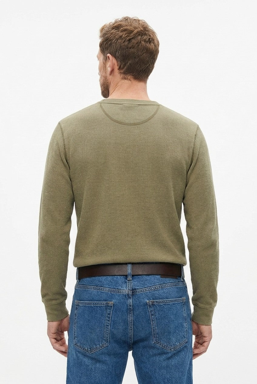 Men's Loopback Crewneck Sweatshirt | Blackstone London