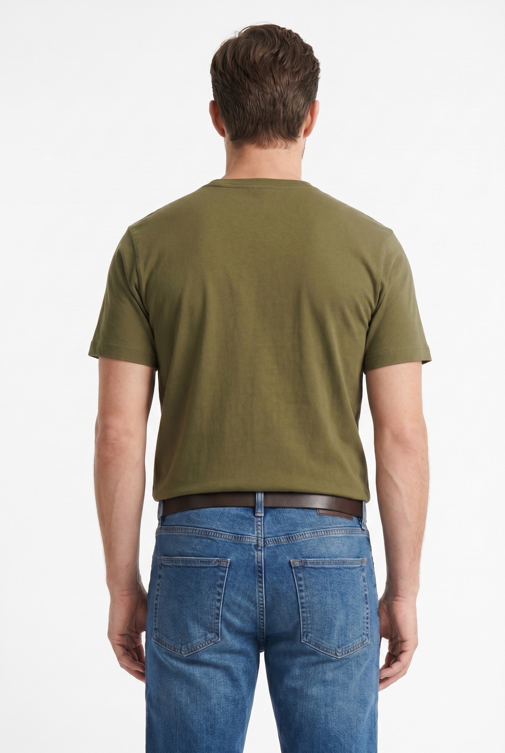 Men's Midweight Cotton Crew Neck T-Shirt | Blackstone London