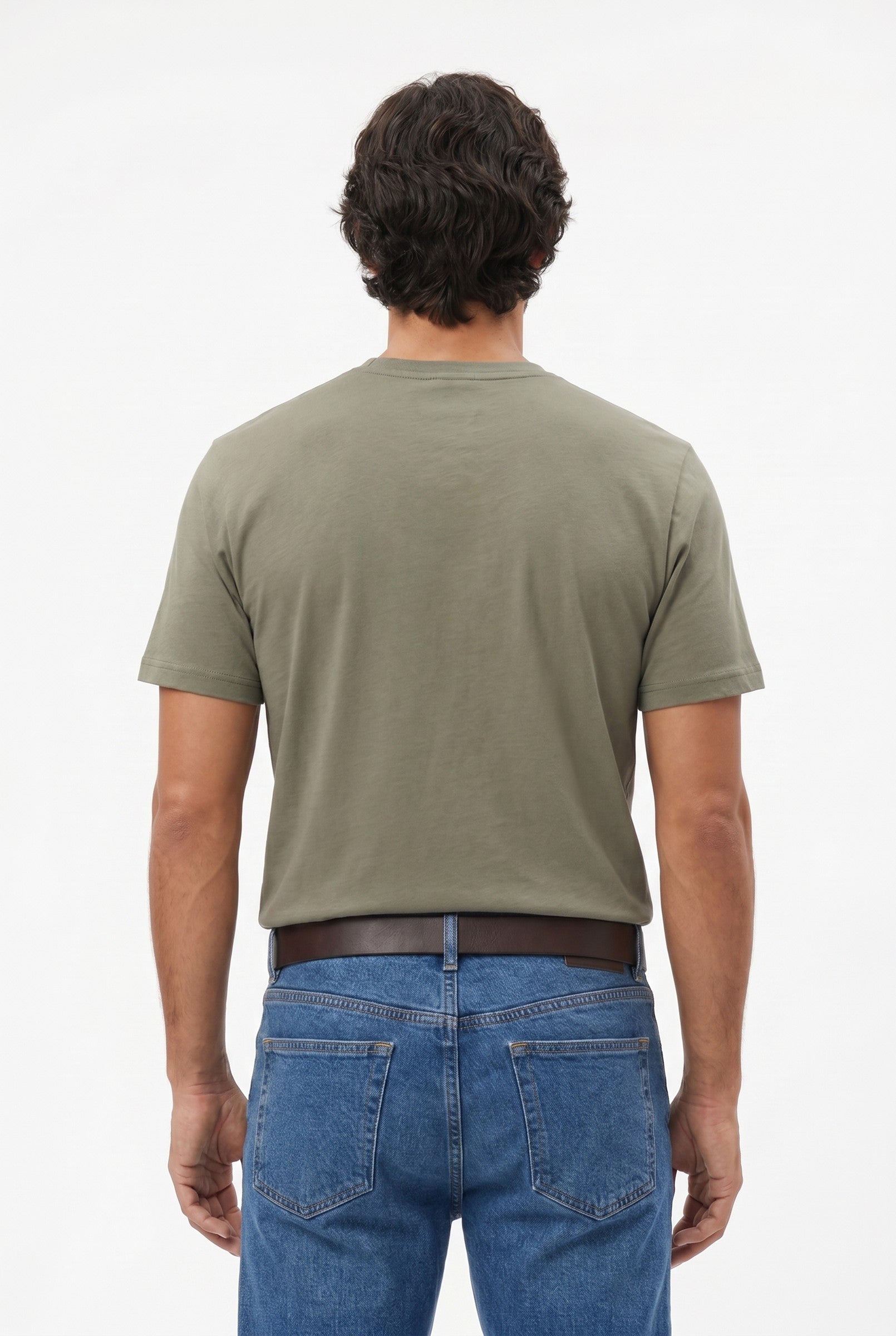 Men's Midweight Cotton Crew Neck T-Shirt | Blackstone London