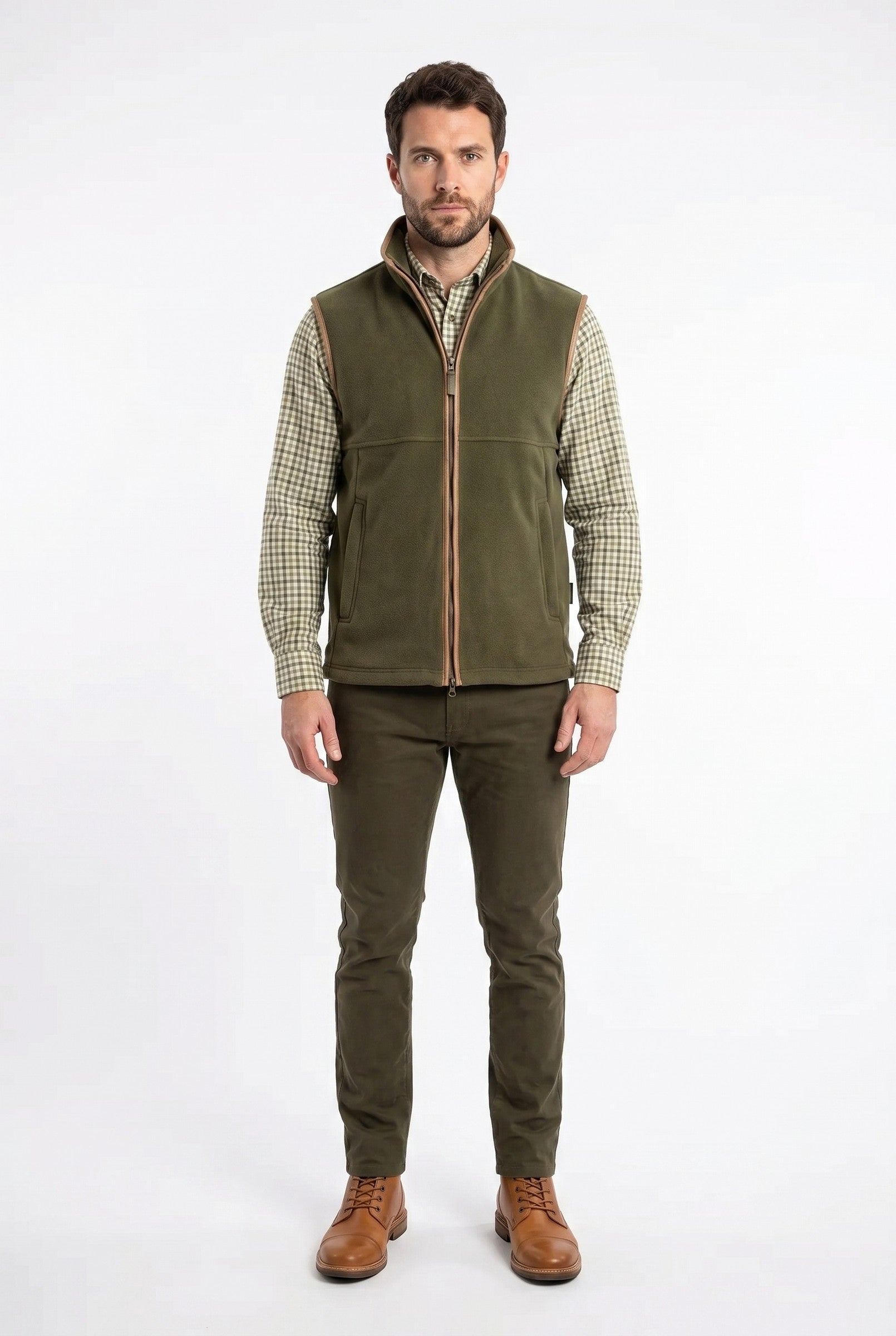 Men's Heritage Fleece Gilet | Blackstone London