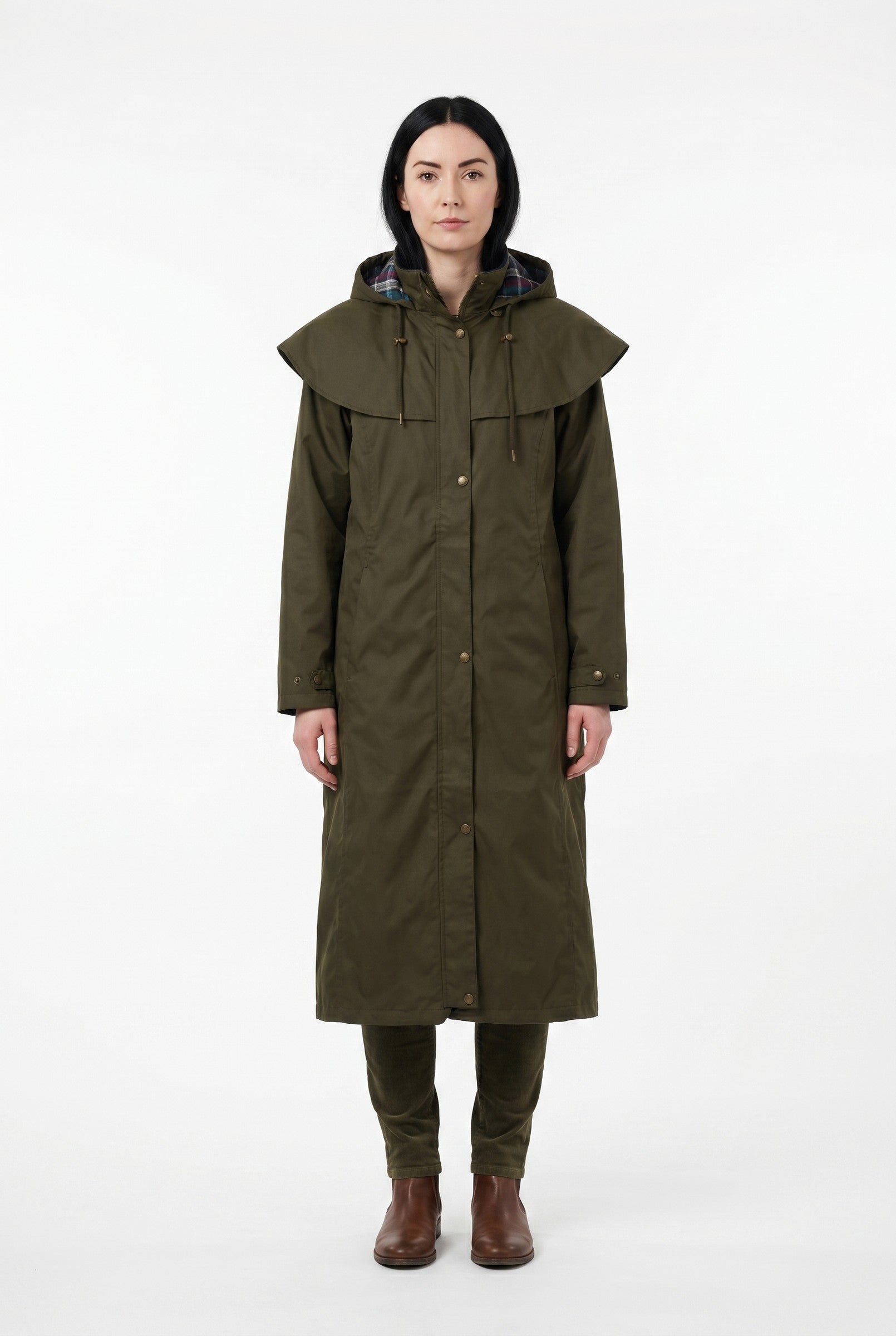 Women's Long Waterproof Raincoat | Blackstone London