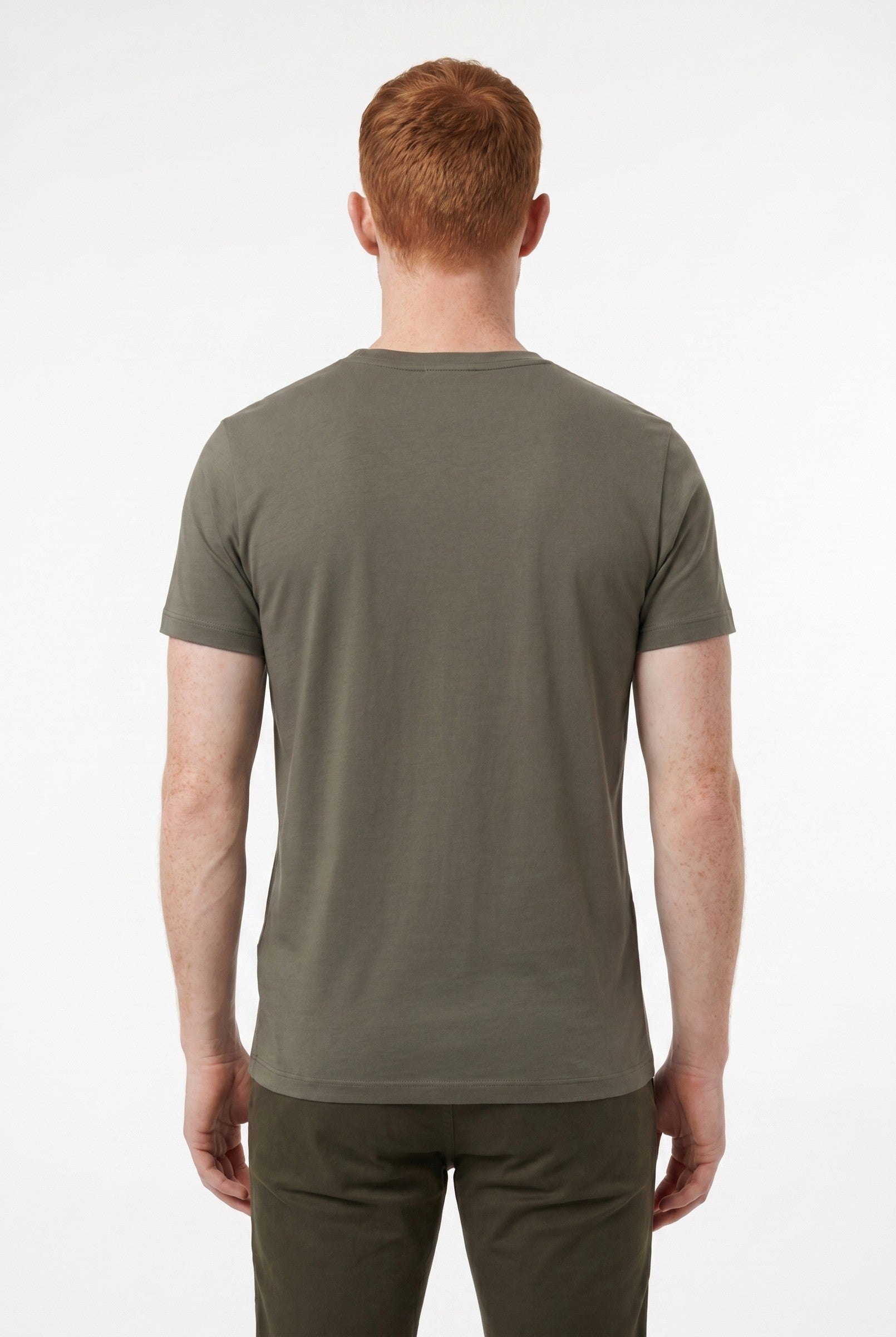 Men's Eyelet Crew Neck T-Shirt | Blackstone London